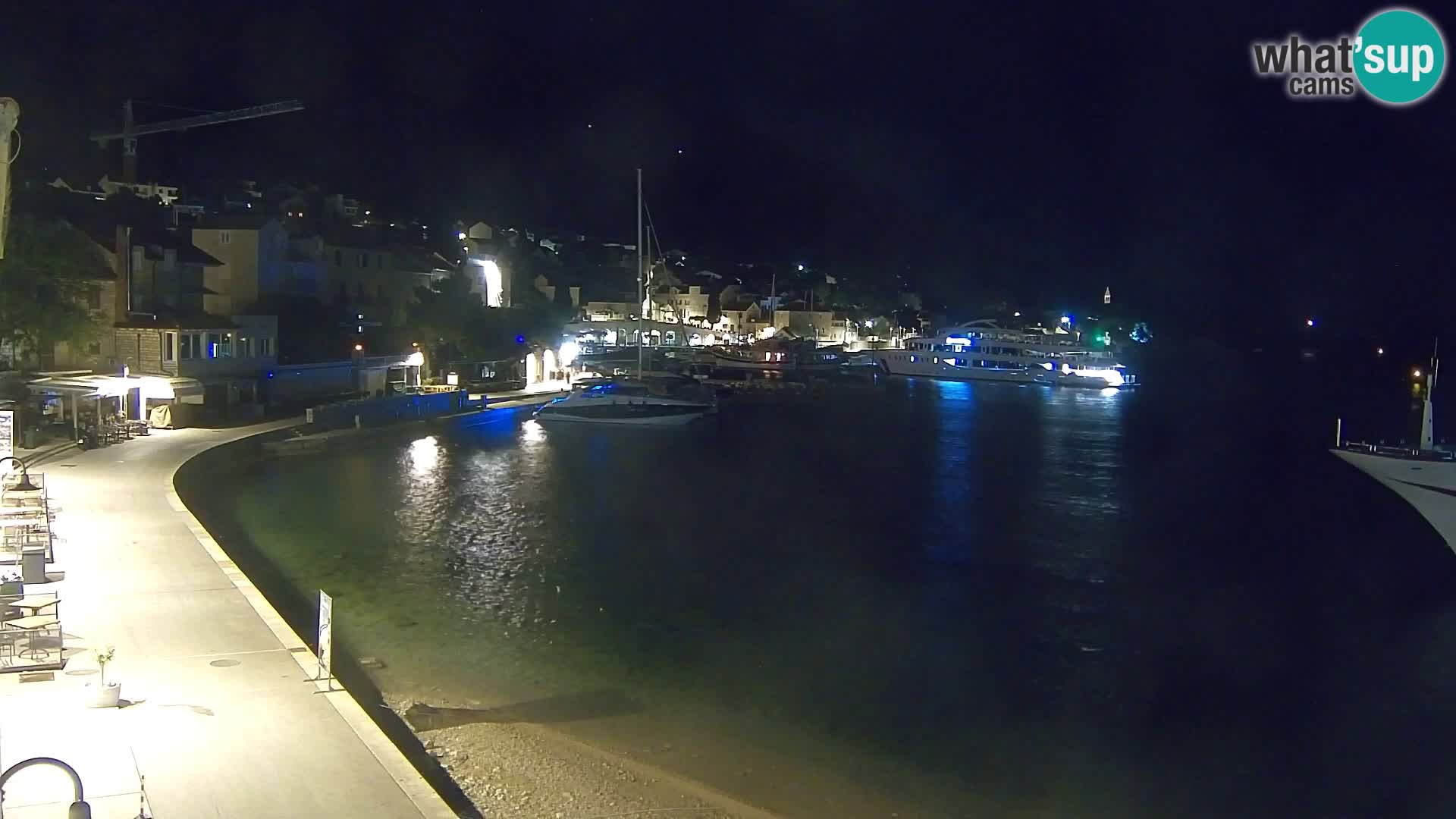 Webcam Bol Hafen & Ortszentrum – Liveblick aus Bol auf der Insel Brač