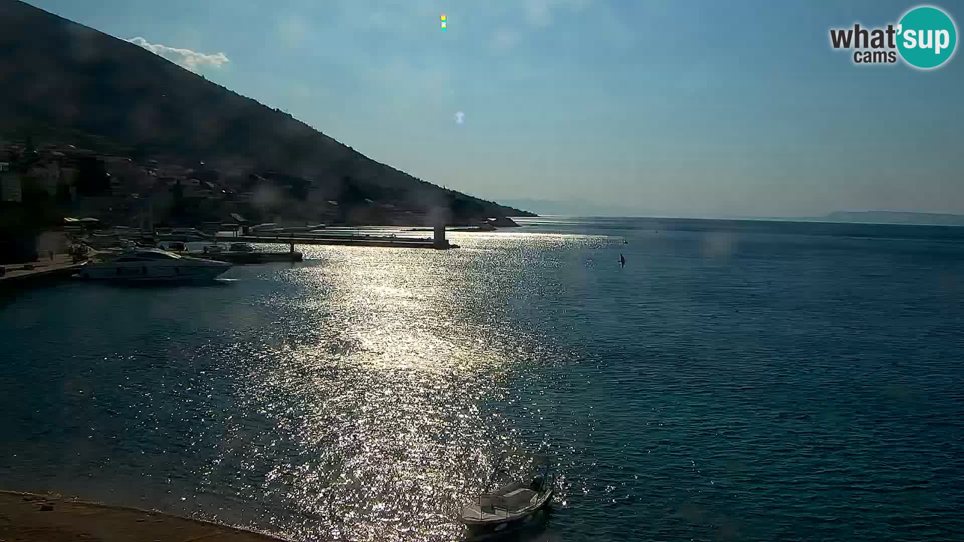Webcam Bol centre-ville & marina – Vue en direct depuis Bol, île de Brač