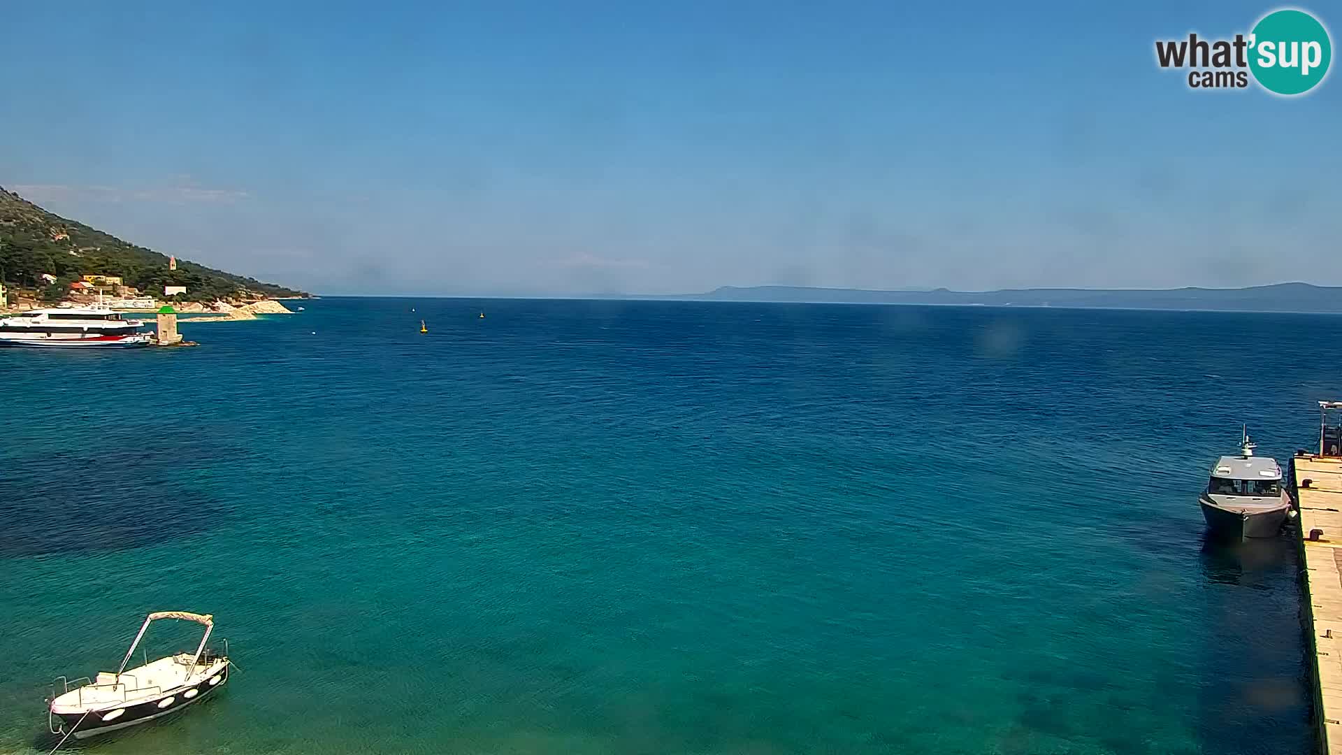 Webcam Bol Hafen & Ortszentrum – Liveblick aus Bol auf der Insel Brač