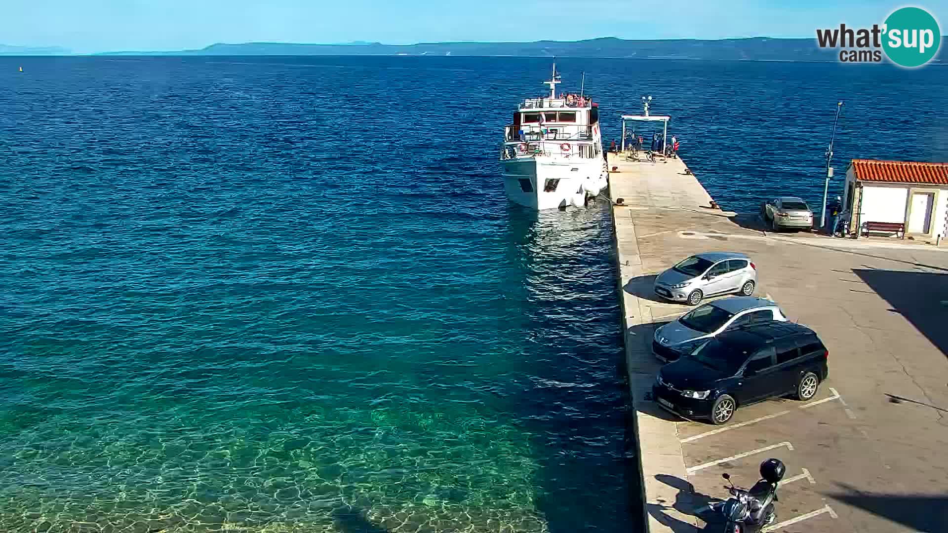 Webcam Bol Hafen & Ortszentrum – Liveblick aus Bol auf der Insel Brač