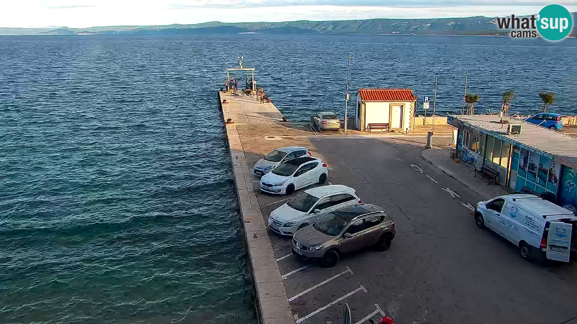 Webcam Bol centre-ville & marina – Vue en direct depuis Bol, île de Brač