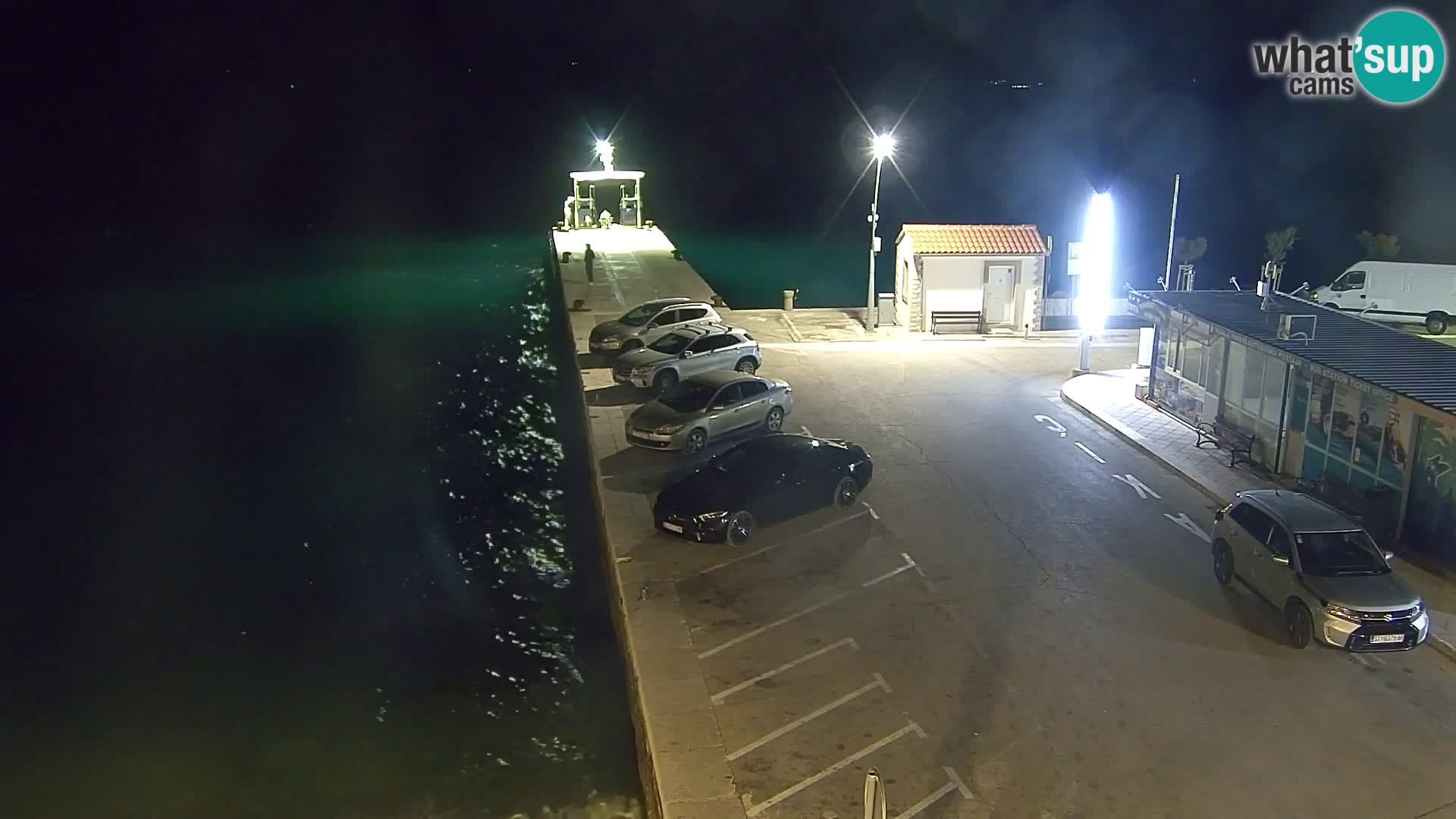 Webcam Bol Centro e Marina – Vista live dal porto di Bol