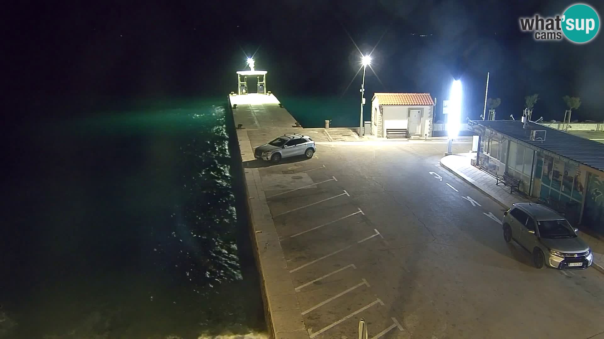 Webcam Bol Centro e Marina – Vista live dal porto di Bol