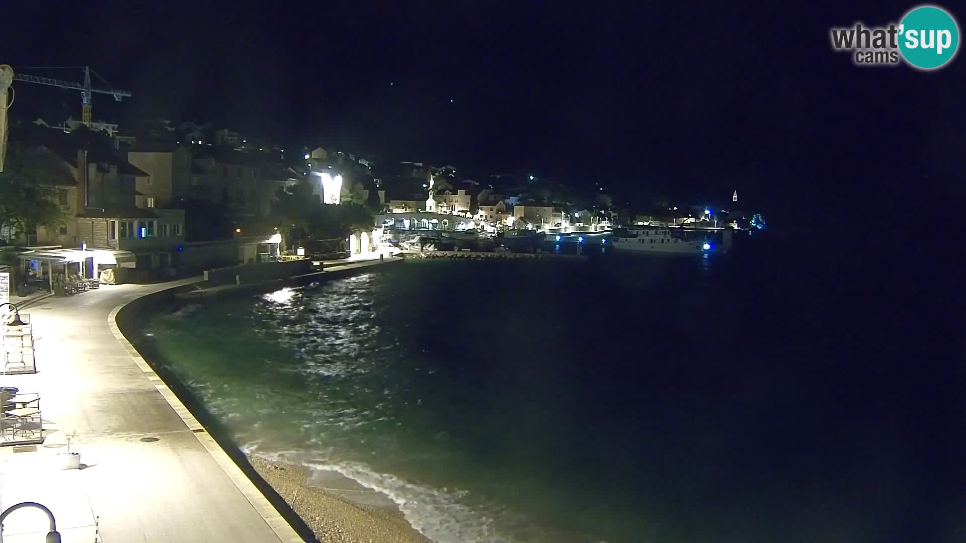 Webcam Bol Hafen & Ortszentrum – Liveblick aus Bol auf der Insel Brač