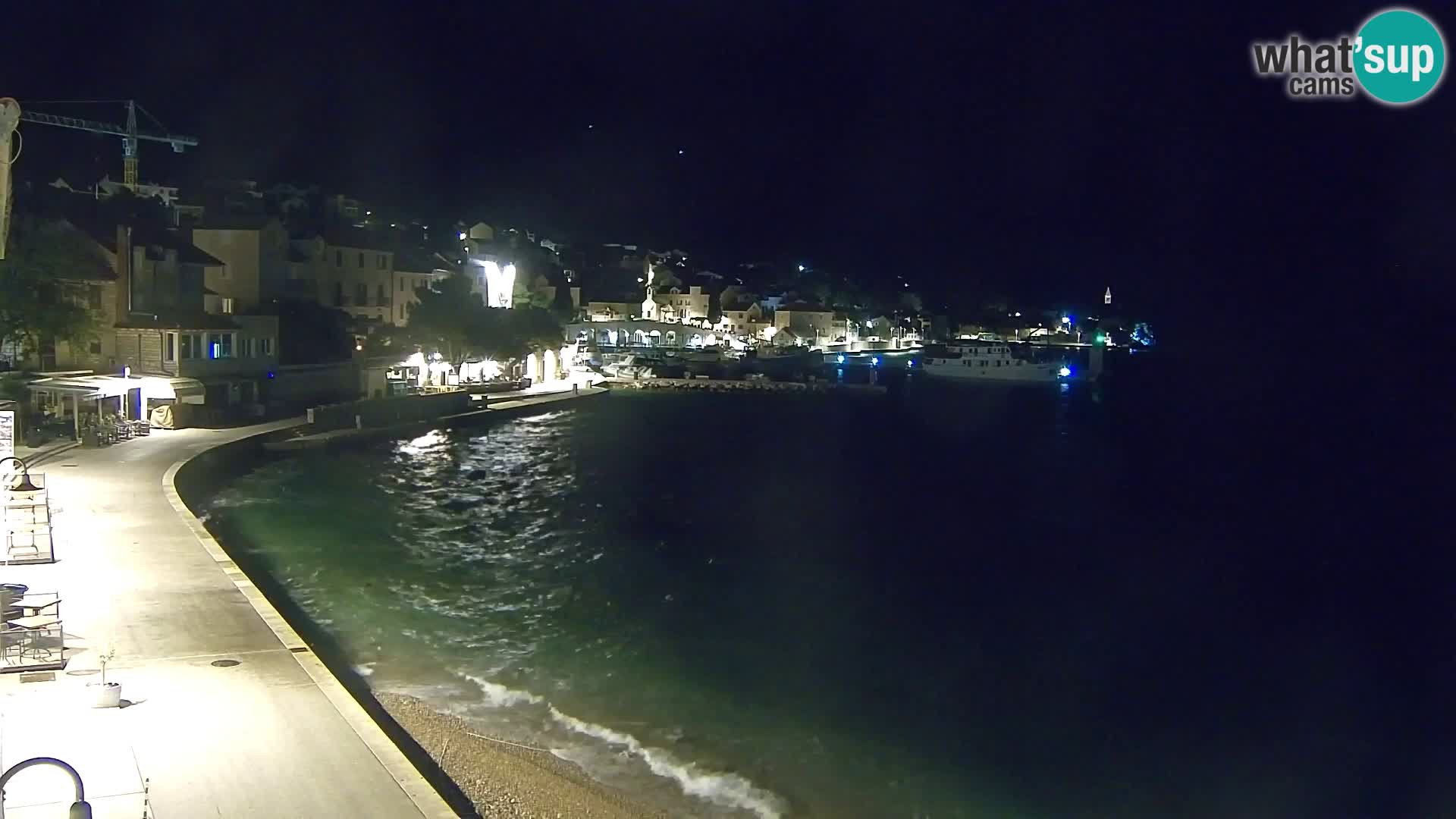 Webcam Bol Centre-Ville & Marina – Vue en direct depuis Bol, île de Brač