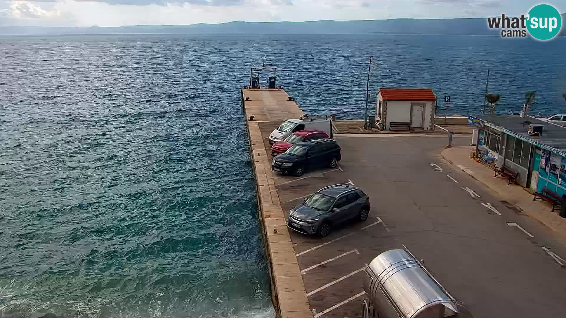 Webcam Bol Centro e Marina – Vista live dal porto di Bol