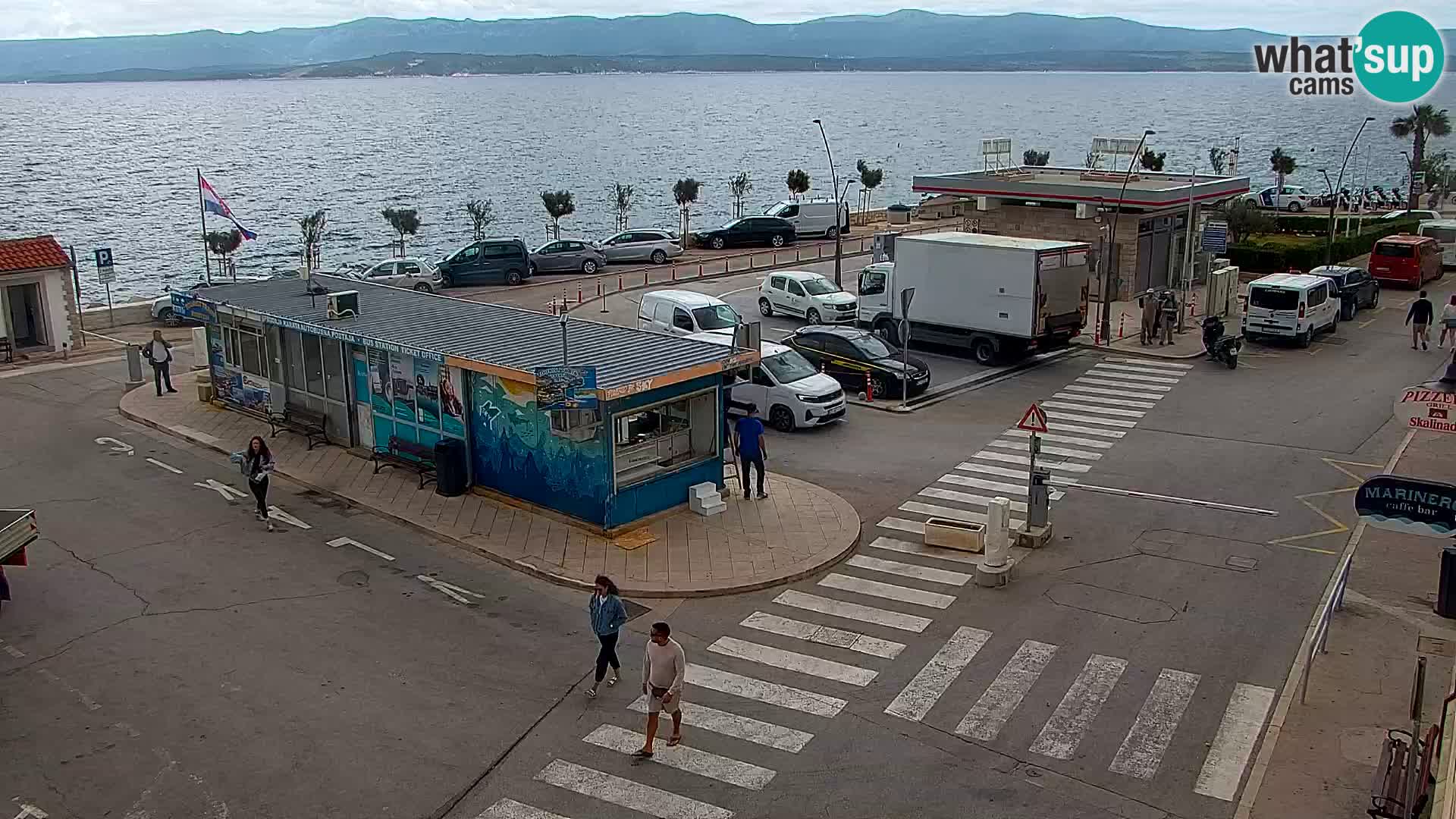 Webcam Bol centre-ville & marina – Vue en direct depuis Bol, île de Brač