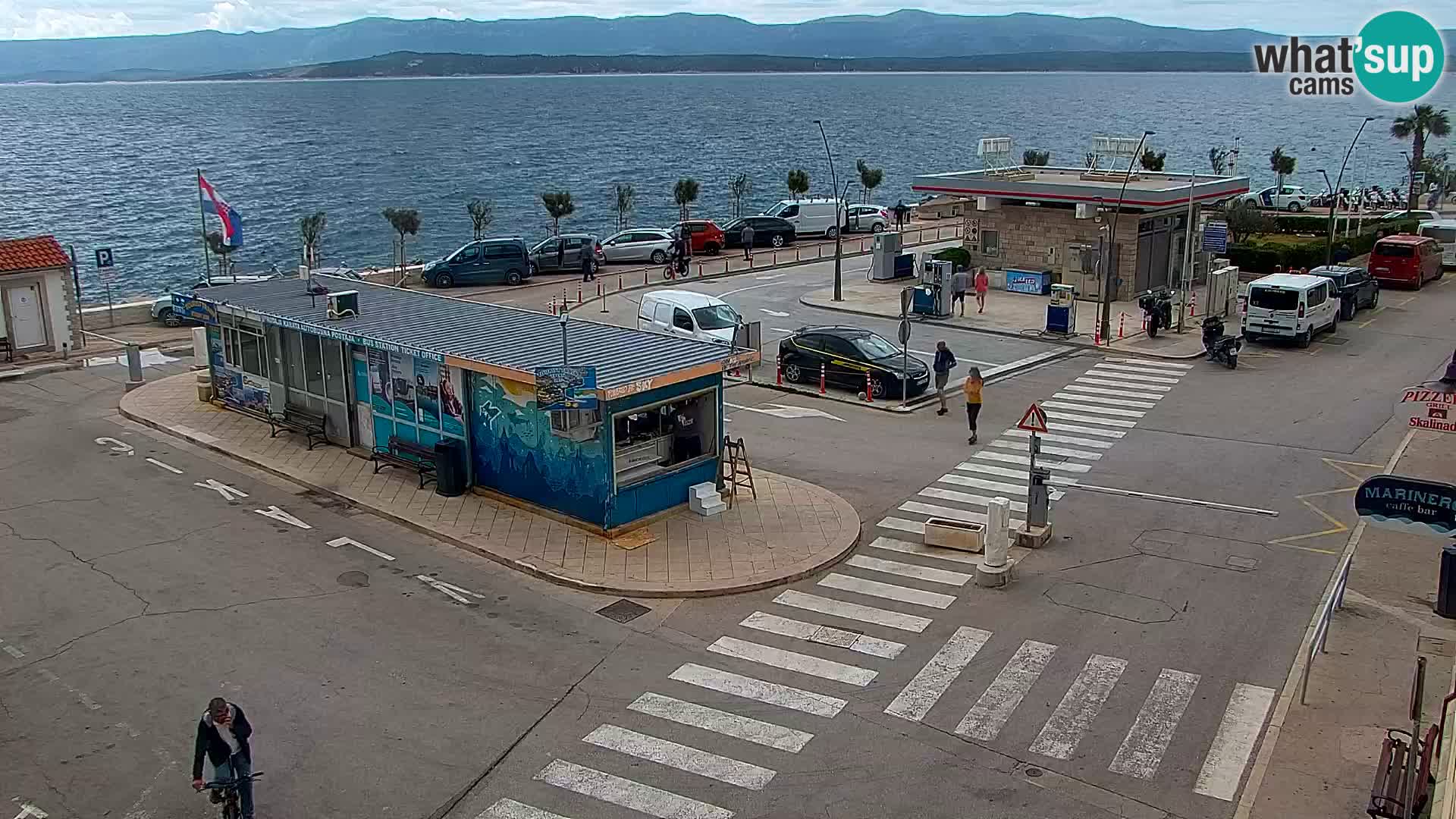 Webcam Bol Centro e Marina – Vista live dal porto di Bol
