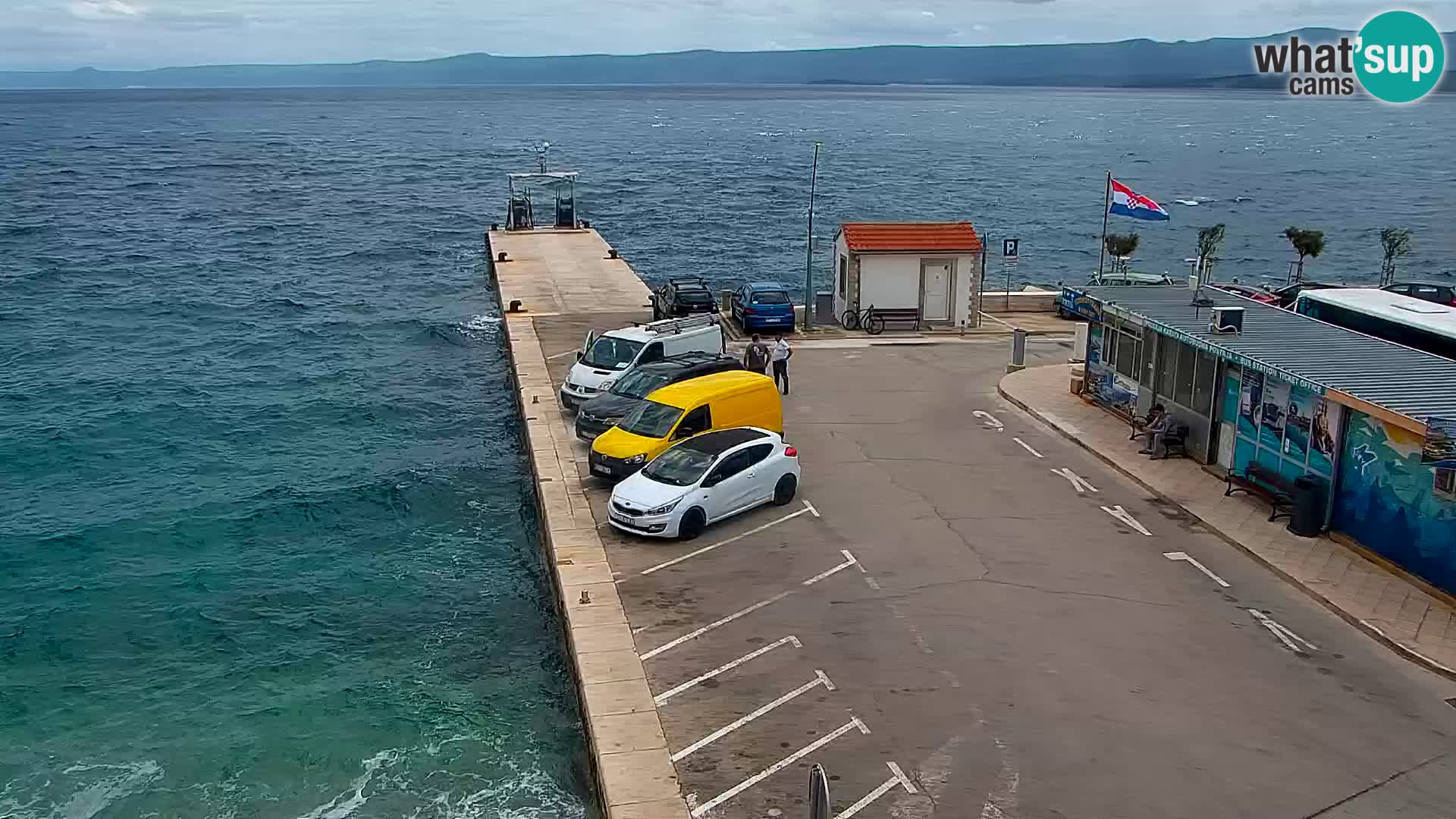 Webcam Bol Hafen & Ortszentrum – Liveblick aus Bol auf der Insel Brač