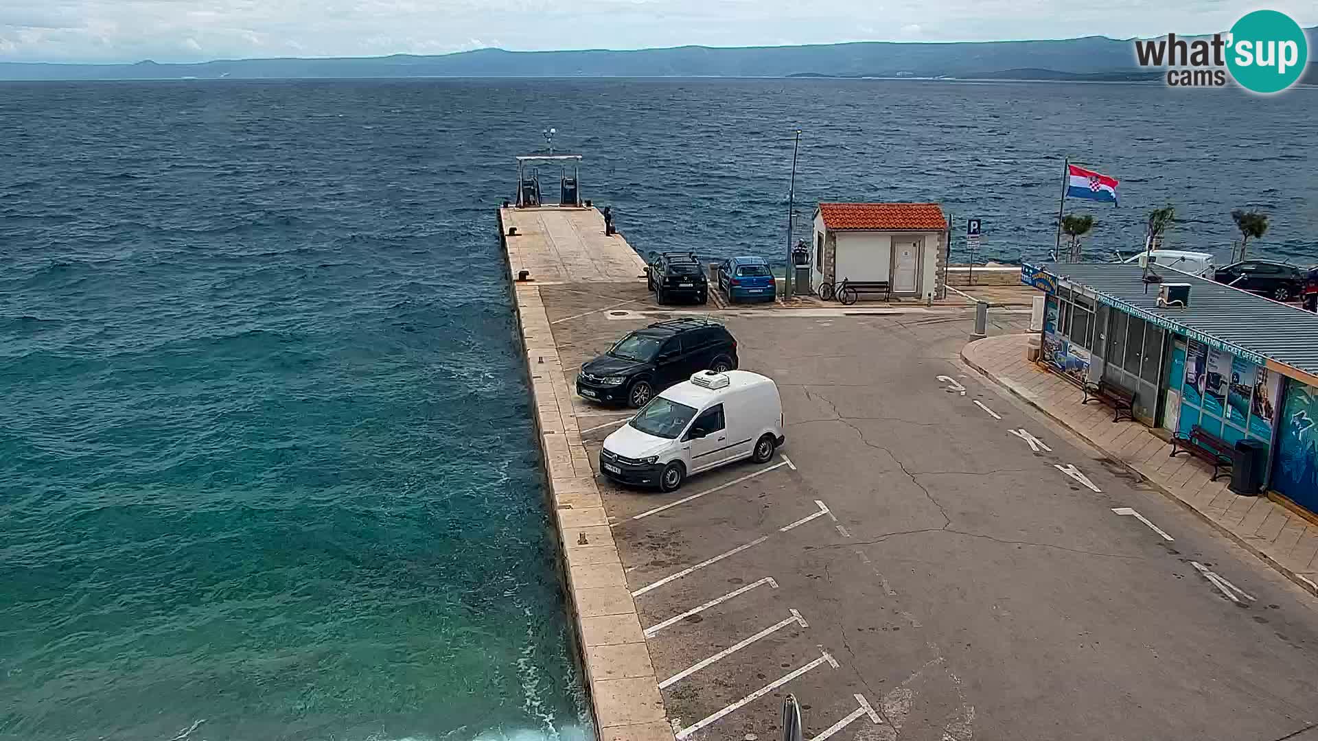Webcam Bol Hafen & Ortszentrum – Liveblick aus Bol auf der Insel Brač