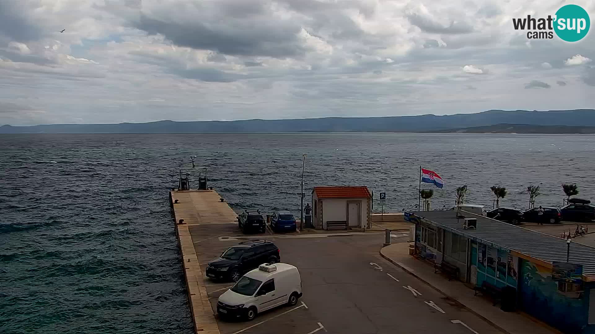 Webcam Bol centre-ville & marina – Vue en direct depuis Bol, île de Brač