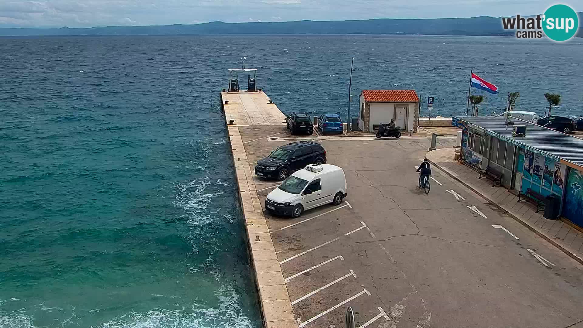 Webcam Bol Hafen & Ortszentrum – Liveblick aus Bol auf der Insel Brač