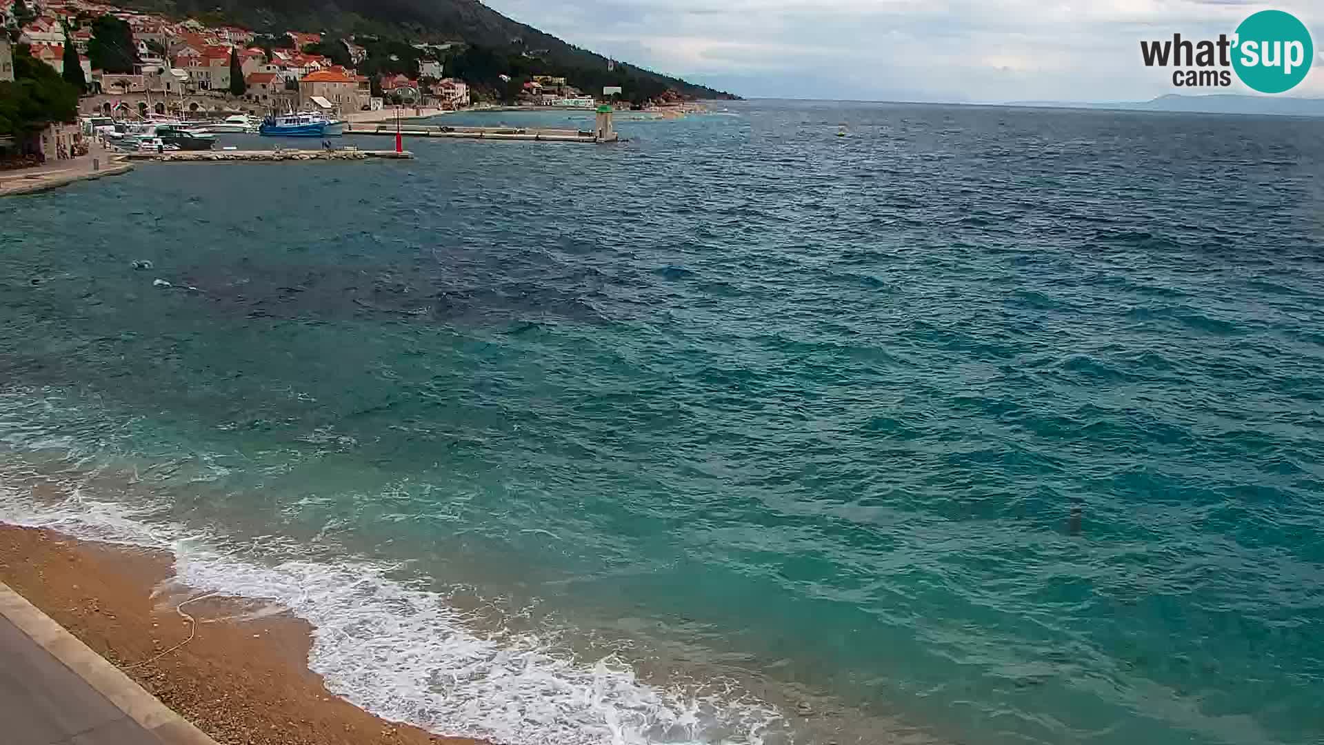 Webcam Bol Centre-Ville & Marina – Vue en direct depuis Bol, île de Brač