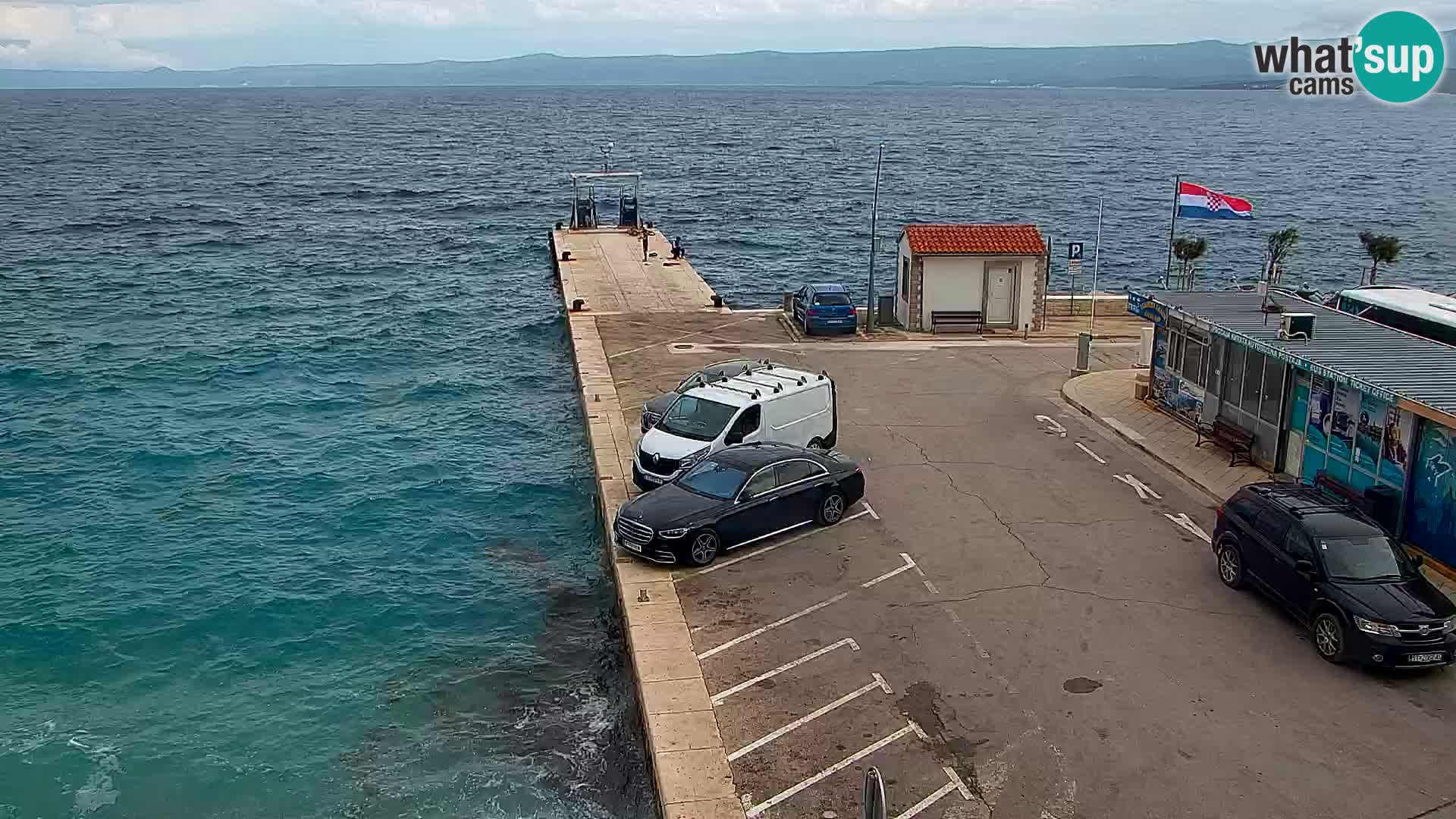 Webcam Bol centre-ville & marina – Vue en direct depuis Bol, île de Brač