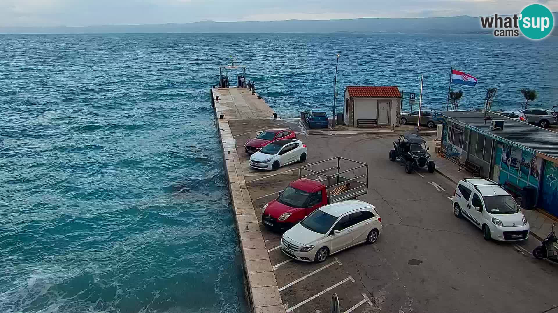 Webcam Bol Centre-Ville & Marina – Vue en direct depuis Bol, île de Brač