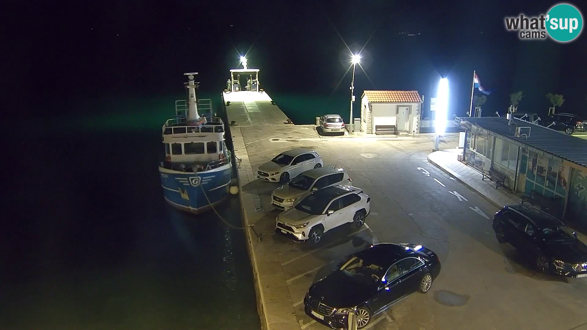 Spletna kamera Bol – Center mesta in marina v živo