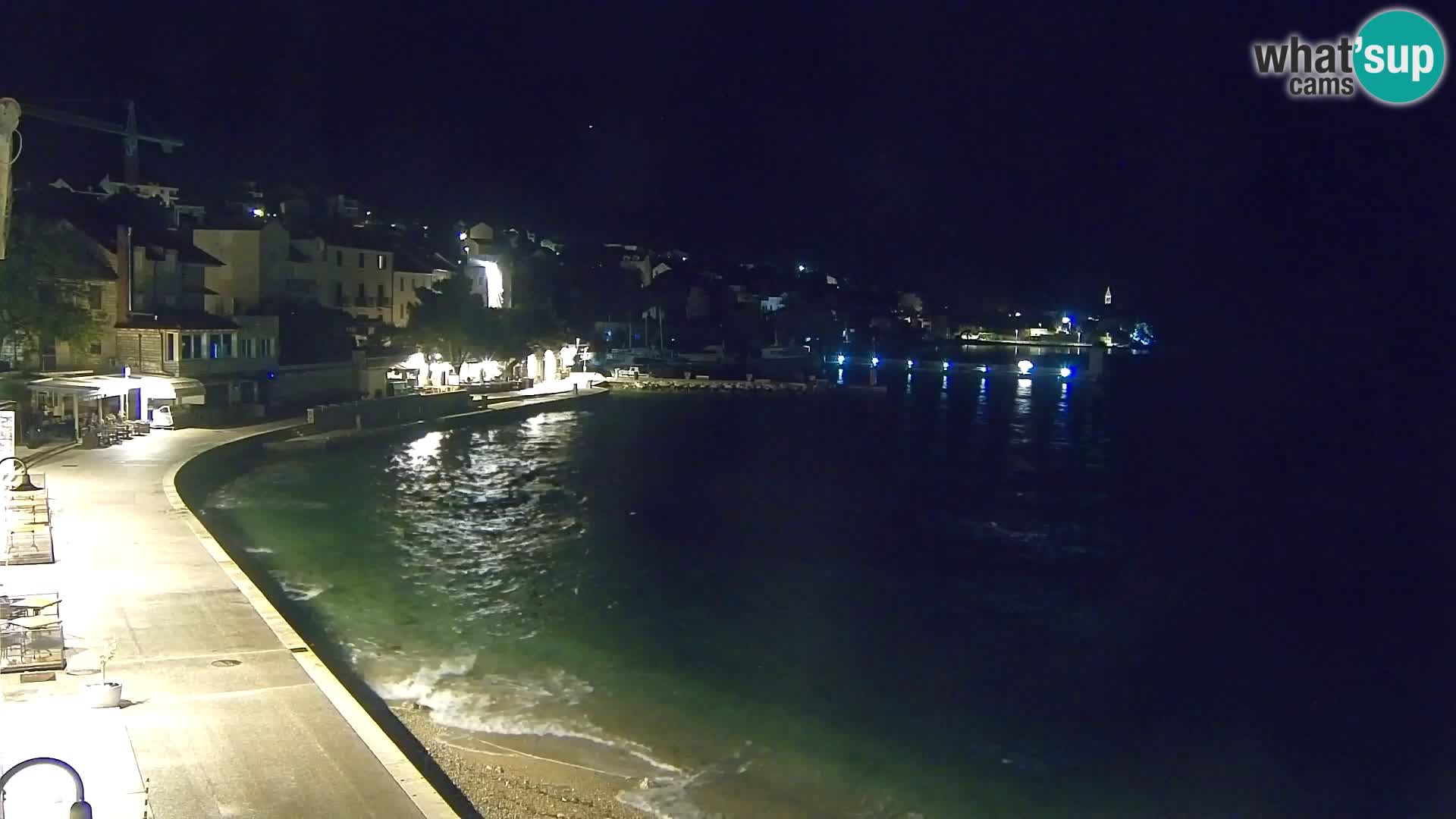 Webcam Bol centre-ville & marina – Vue en direct depuis Bol, île de Brač