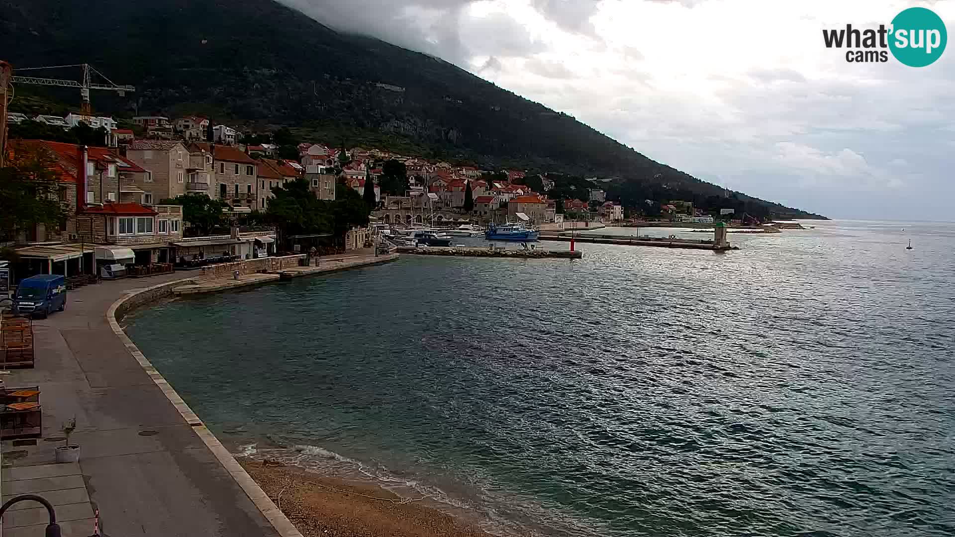Webcam Bol Hafen & Ortszentrum – Liveblick aus Bol auf der Insel Brač