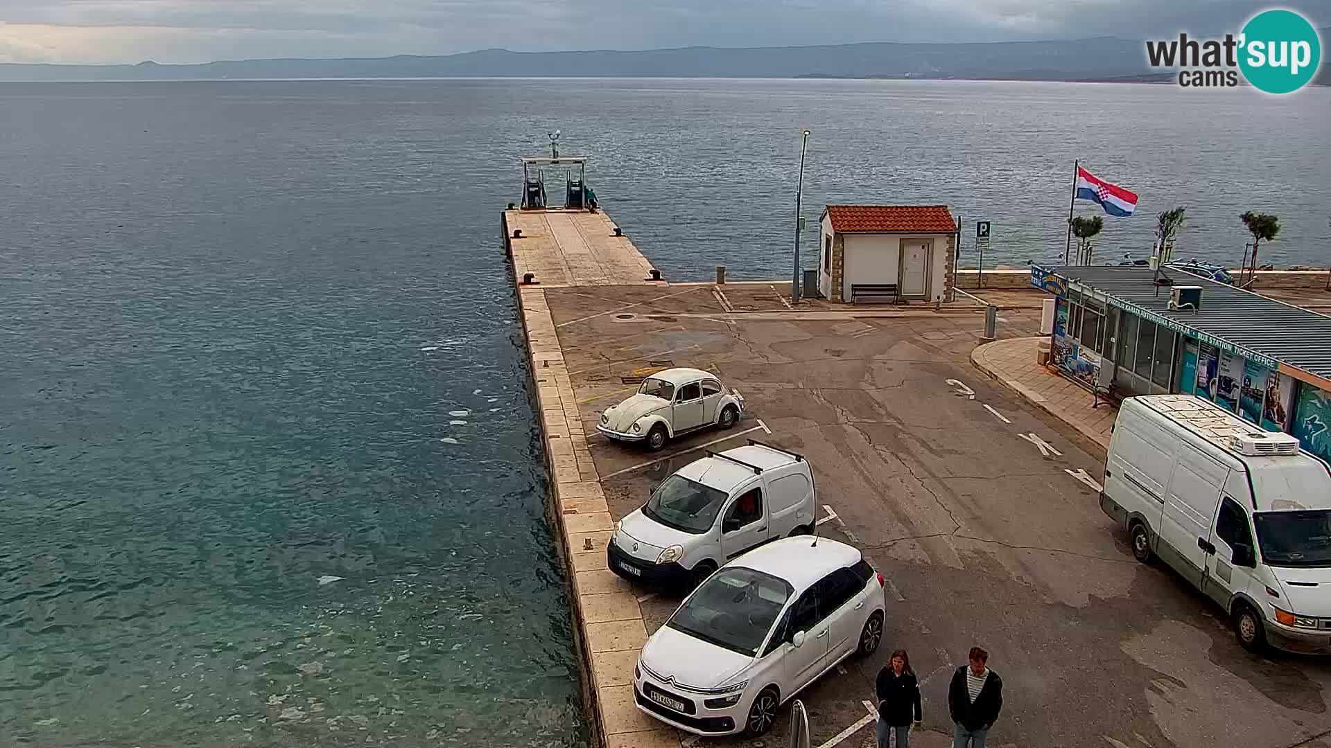 Webcam Bol centre-ville & marina – Vue en direct depuis Bol, île de Brač