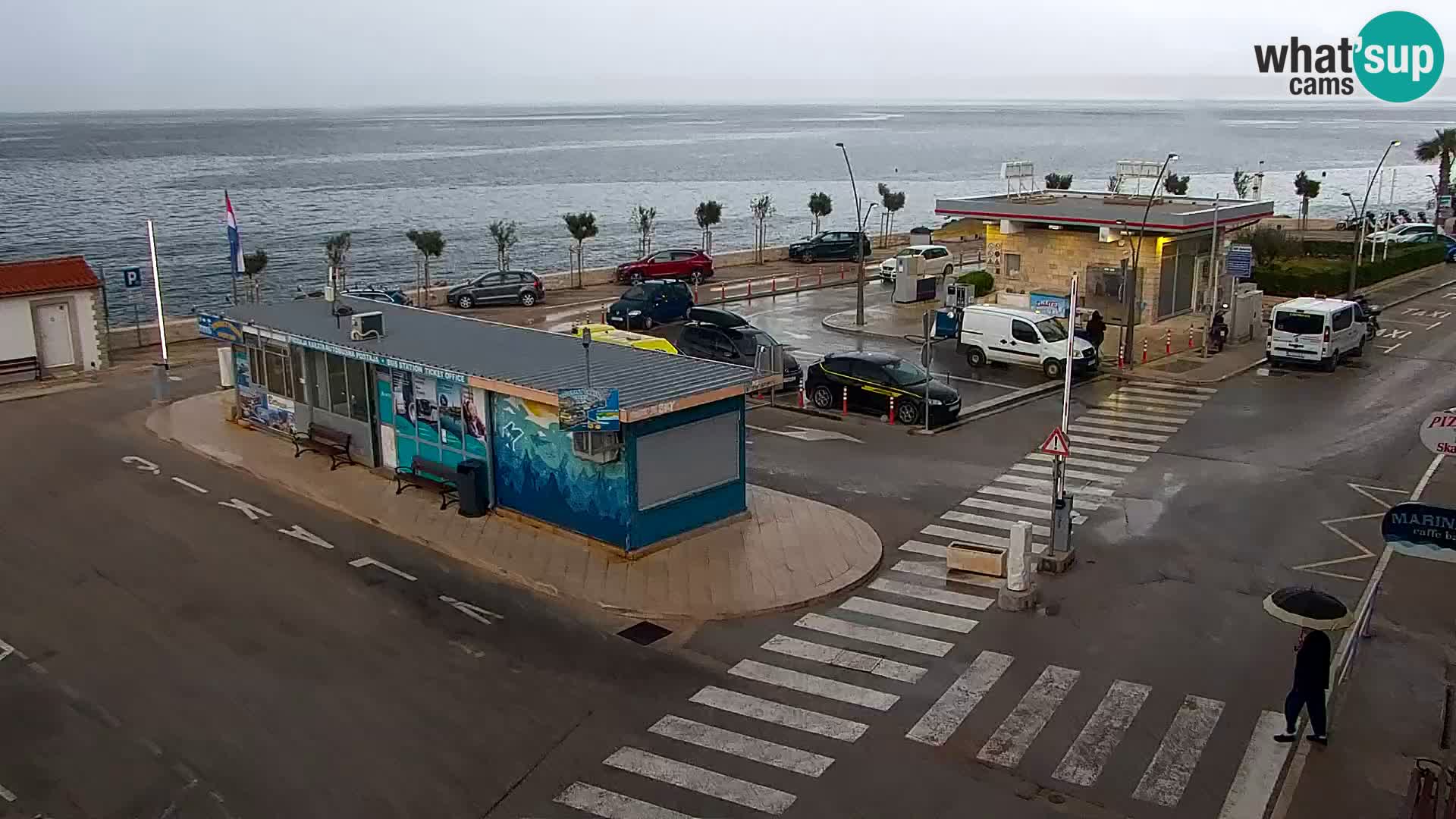 Webcam Bol Centro e Marina – Vista live dal porto di Bol