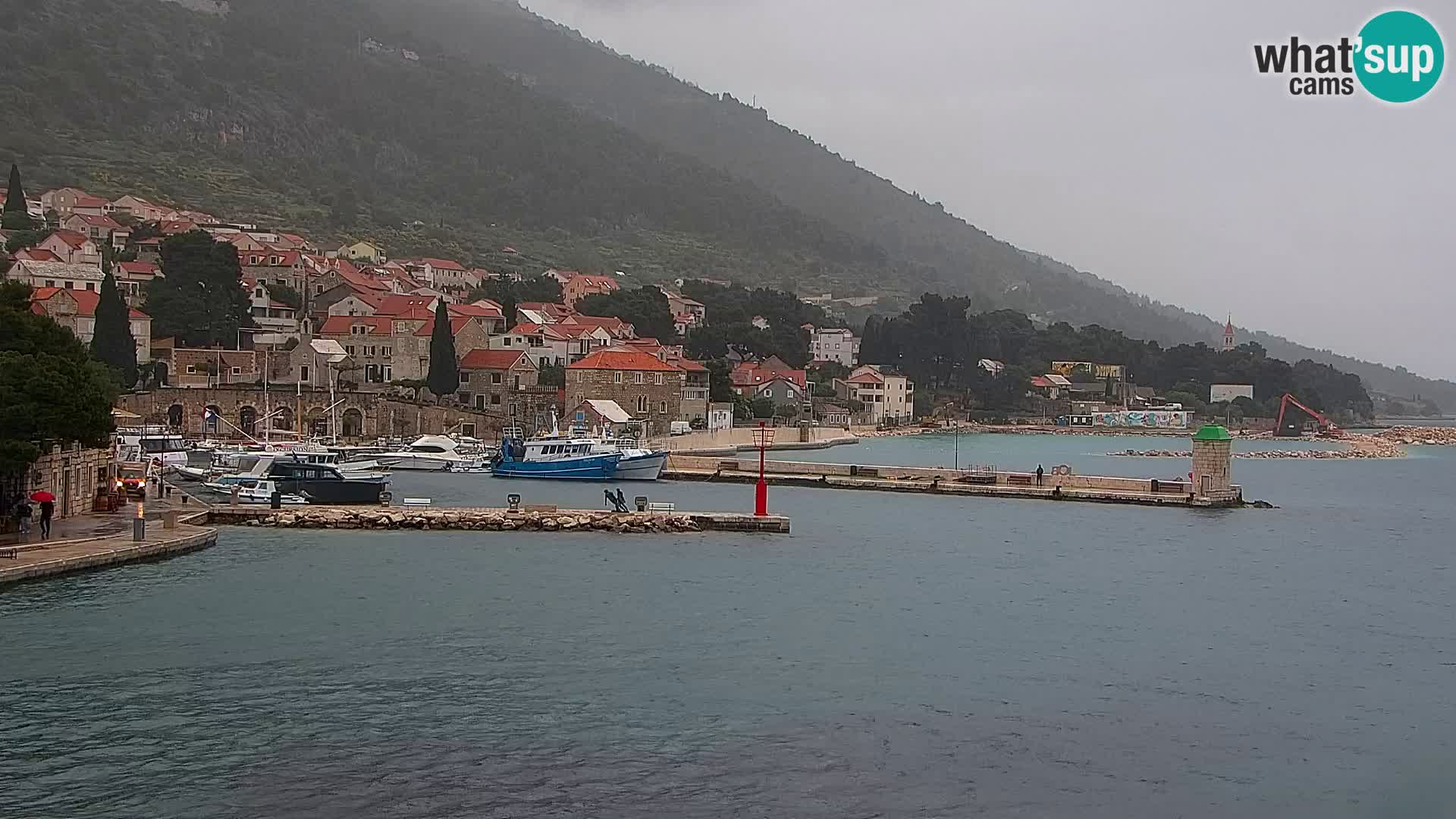 Webcam Bol Hafen & Ortszentrum – Liveblick aus Bol auf der Insel Brač
