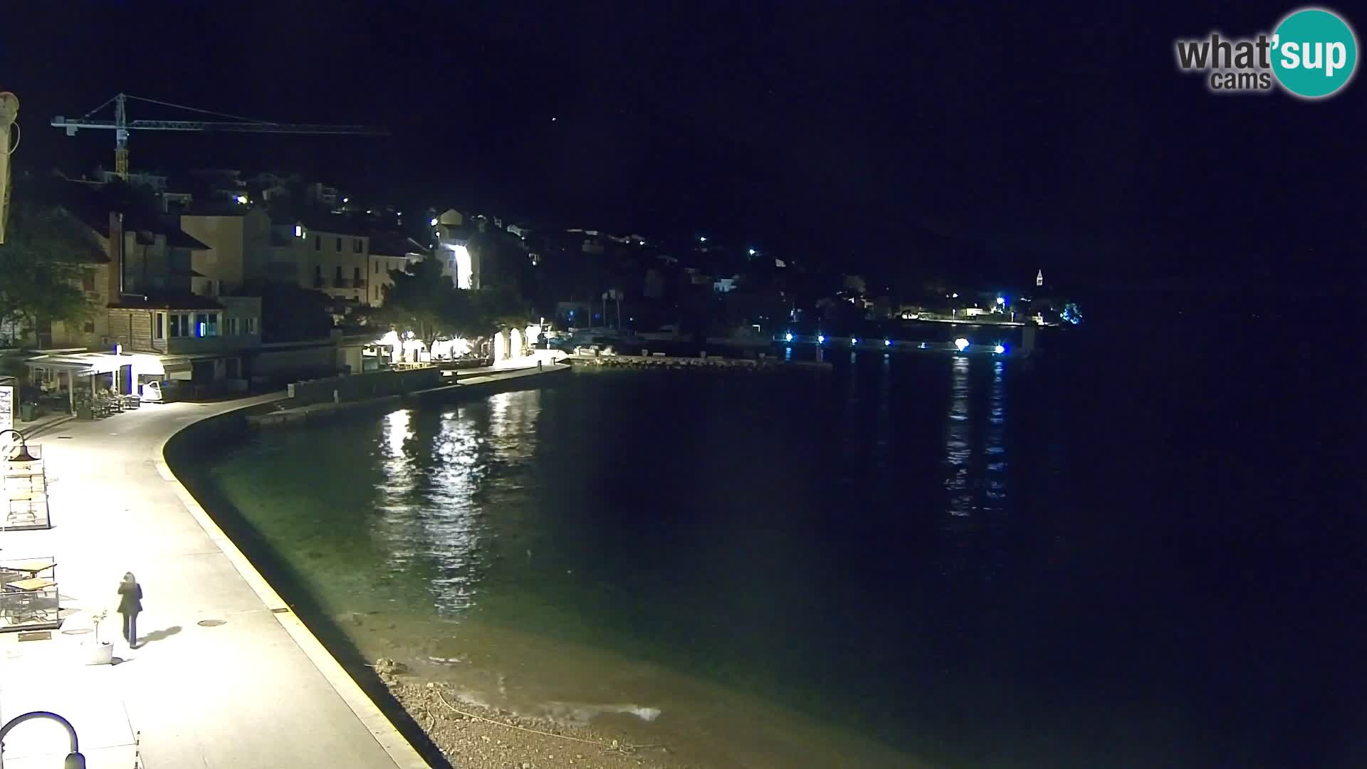 Webcam Bol Centro e Marina – Vista live dal porto di Bol