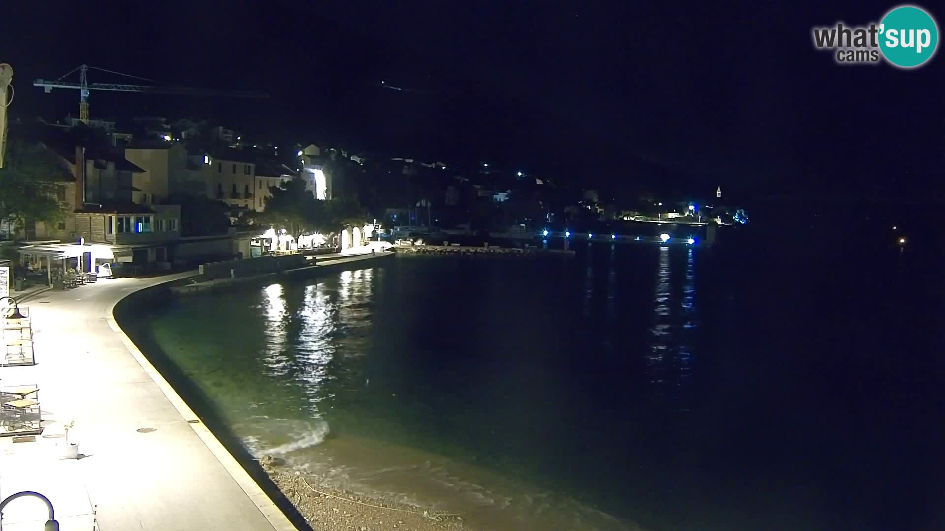 Webcam Bol centre-ville & marina – Vue en direct depuis Bol, île de Brač