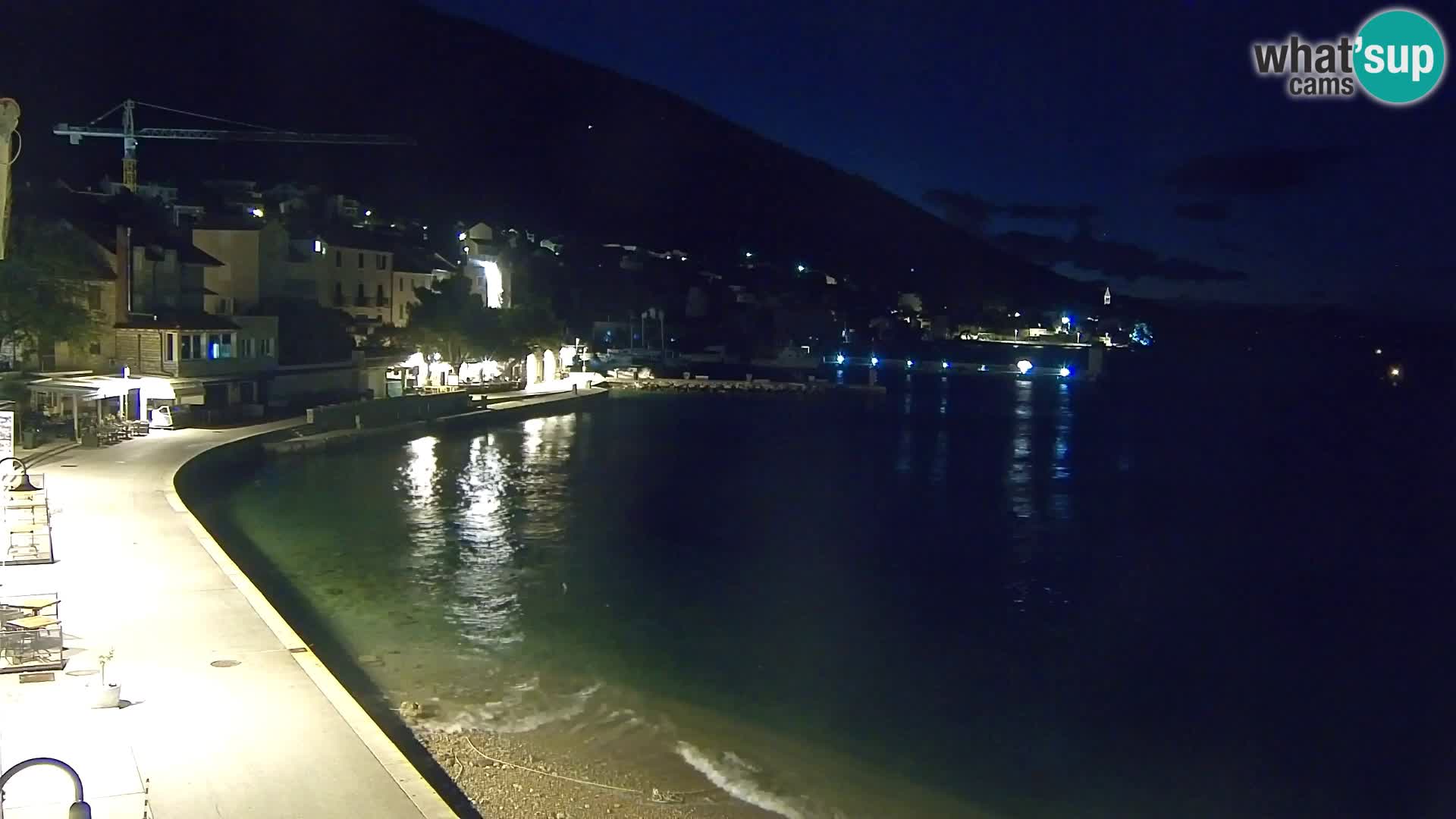 Webcam Bol Centre-Ville & Marina – Vue en direct depuis Bol, île de Brač