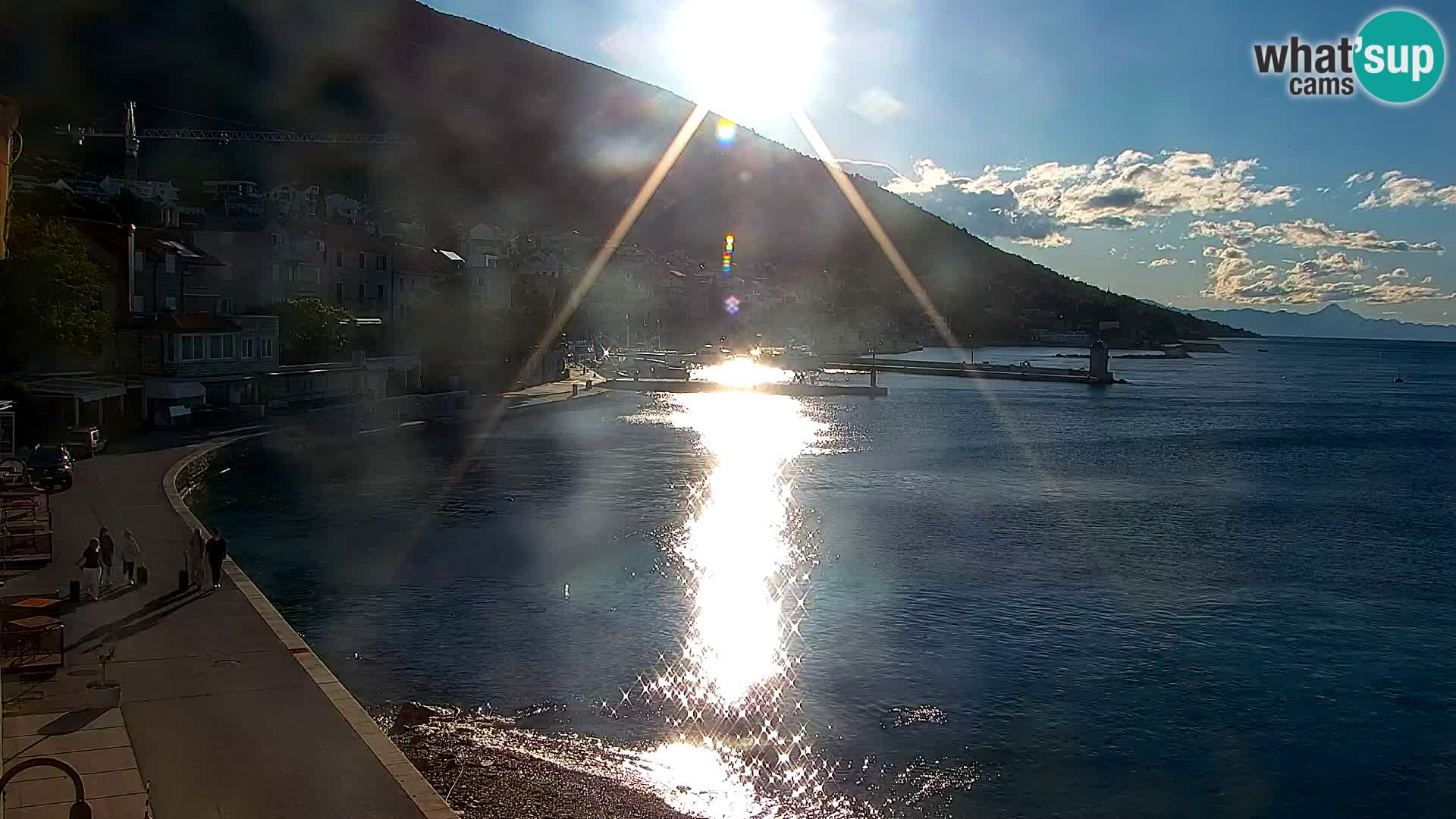Webcam Bol Centre-Ville & Marina – Vue en direct depuis Bol, île de Brač