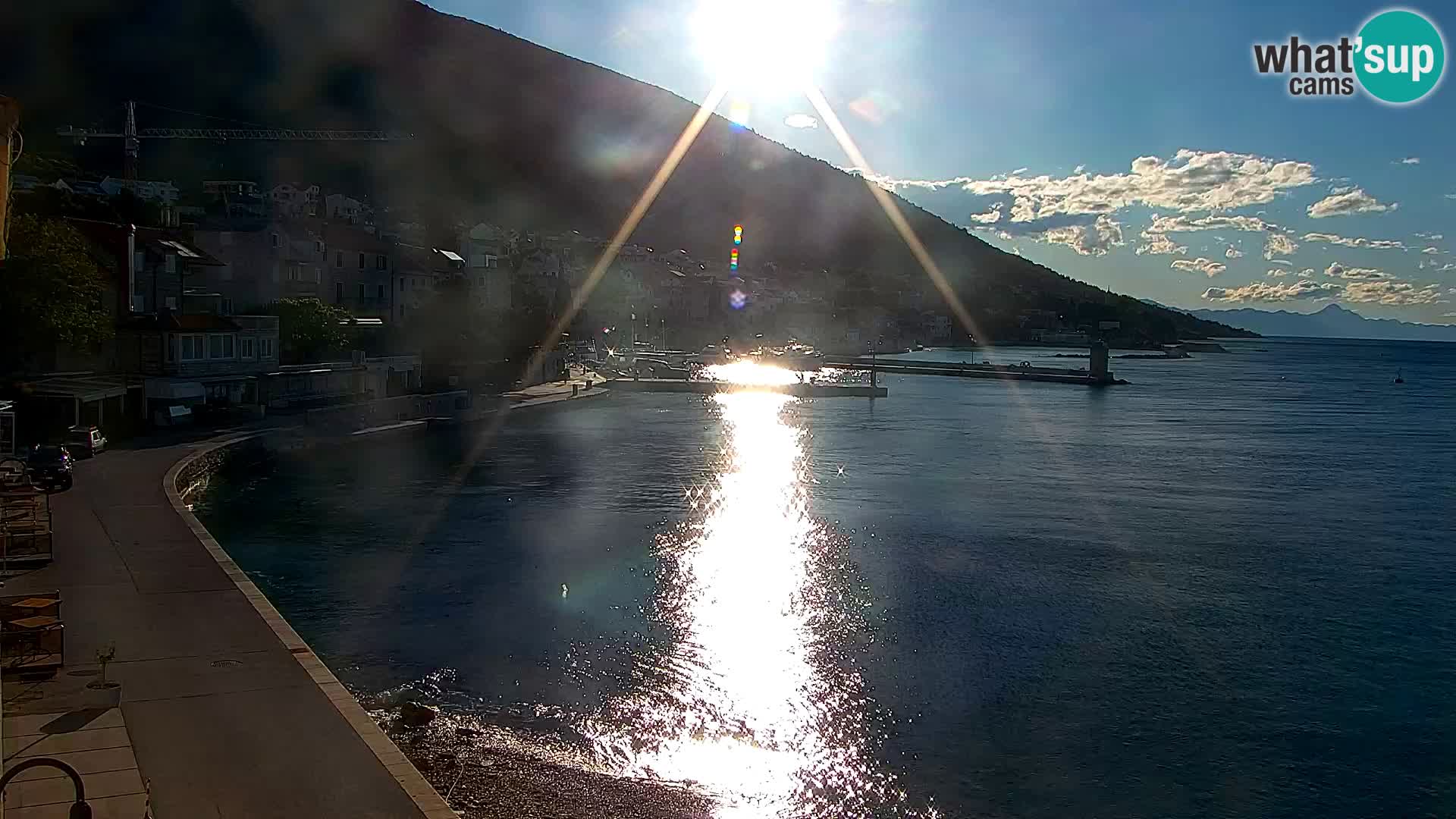 Webcam Bol centre-ville & marina – Vue en direct depuis Bol, île de Brač