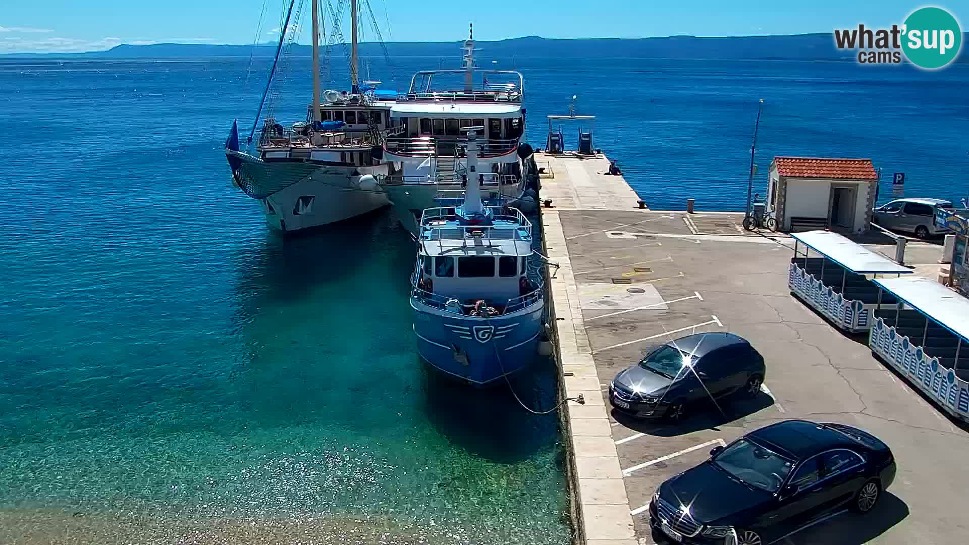 Webcam Bol Hafen & Ortszentrum – Liveblick aus Bol auf der Insel Brač