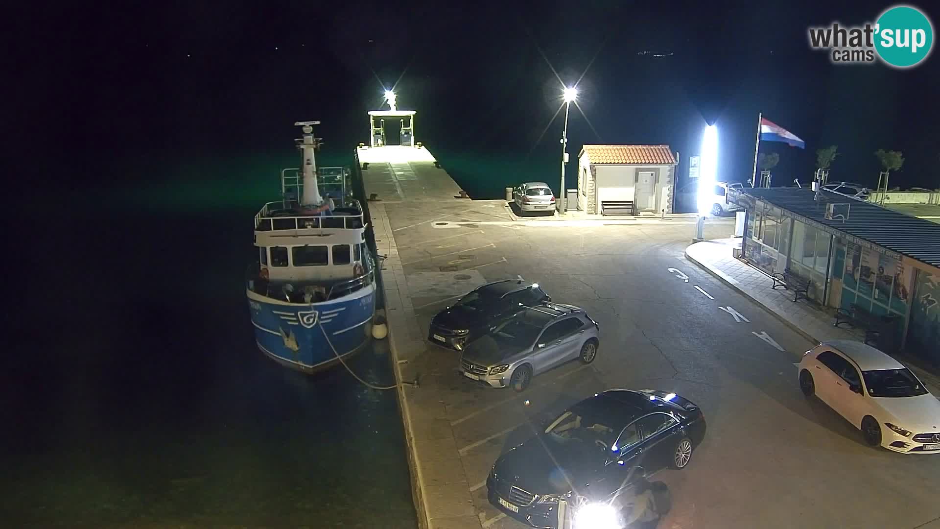 Webcam Bol centre-ville & marina – Vue en direct depuis Bol, île de Brač