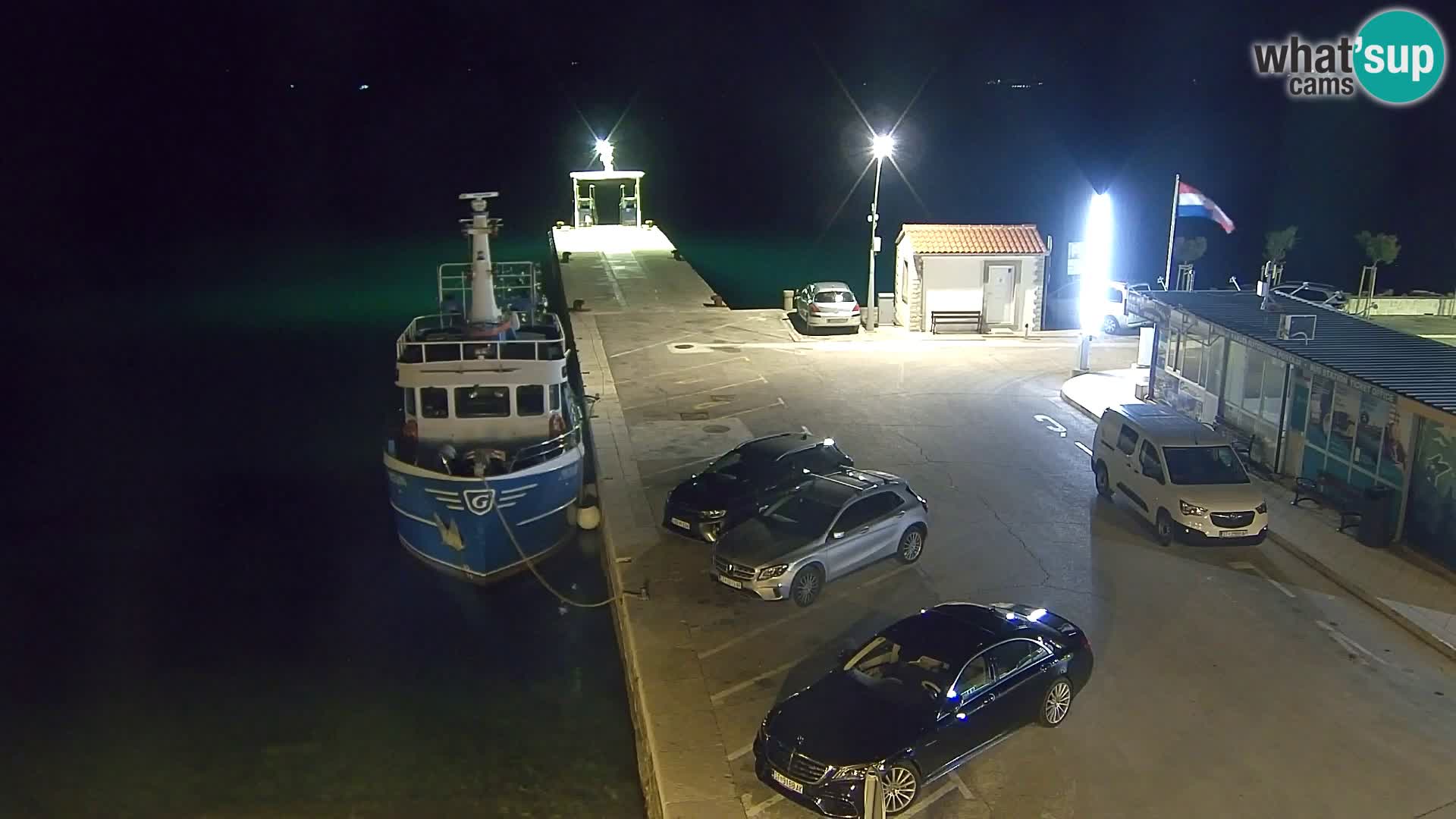 Webcam Bol centre-ville & marina – Vue en direct depuis Bol, île de Brač