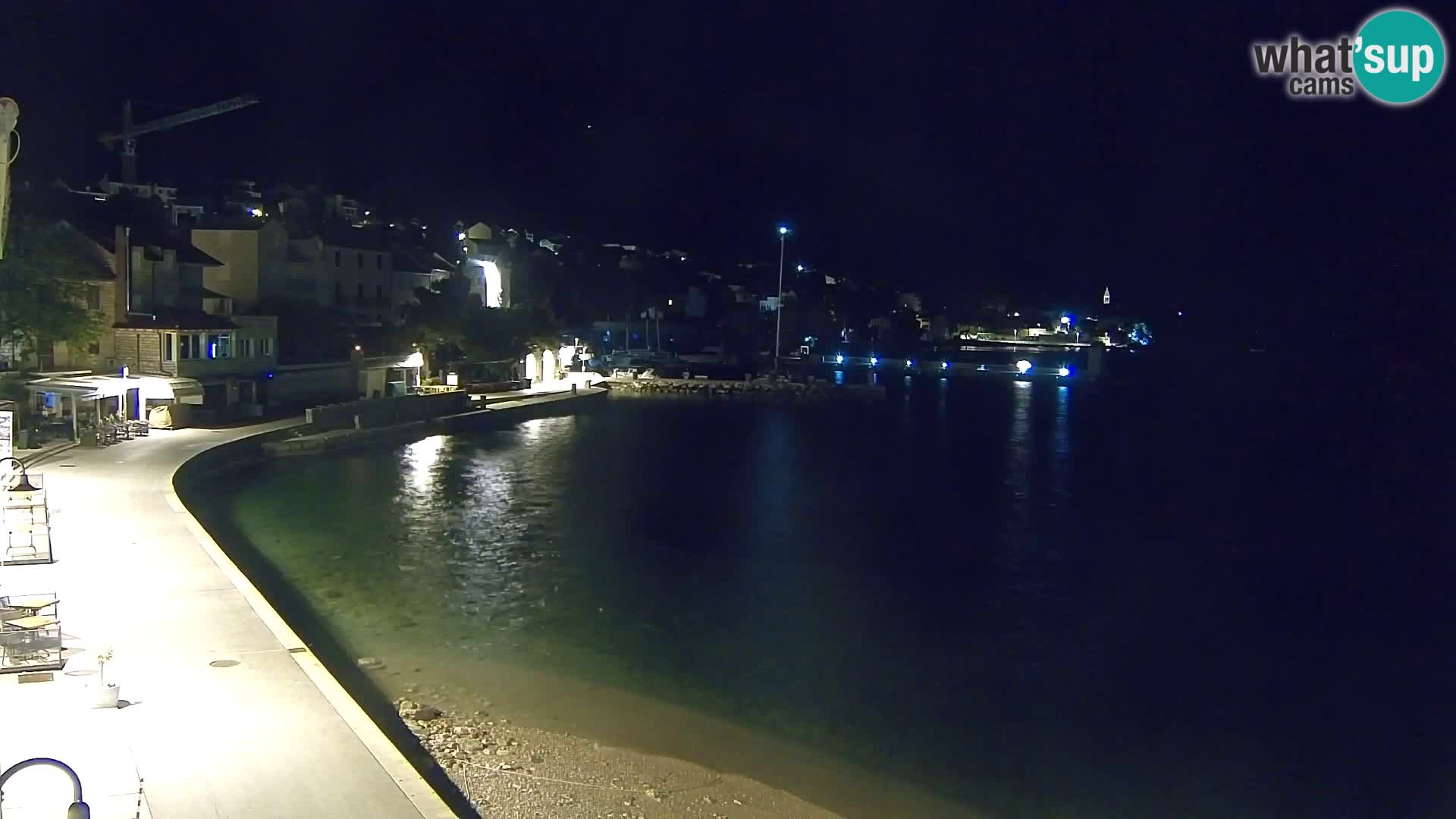 Webcam Bol Centro e Marina – Vista live dal porto di Bol