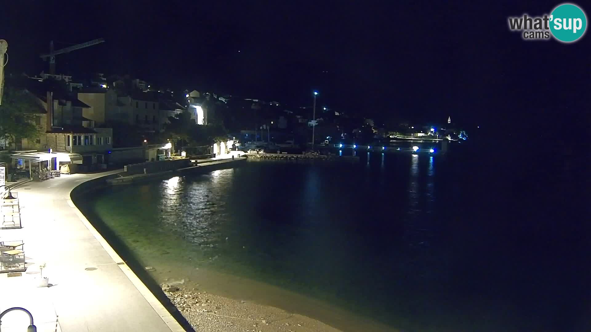 Webcam Bol Centro e Marina – Vista live dal porto di Bol