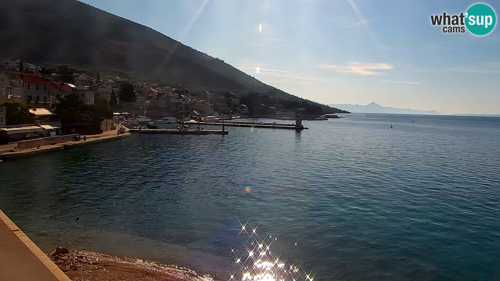 Webcam Bol Centre-Ville & Marina – Vue en direct depuis Bol, île de Brač