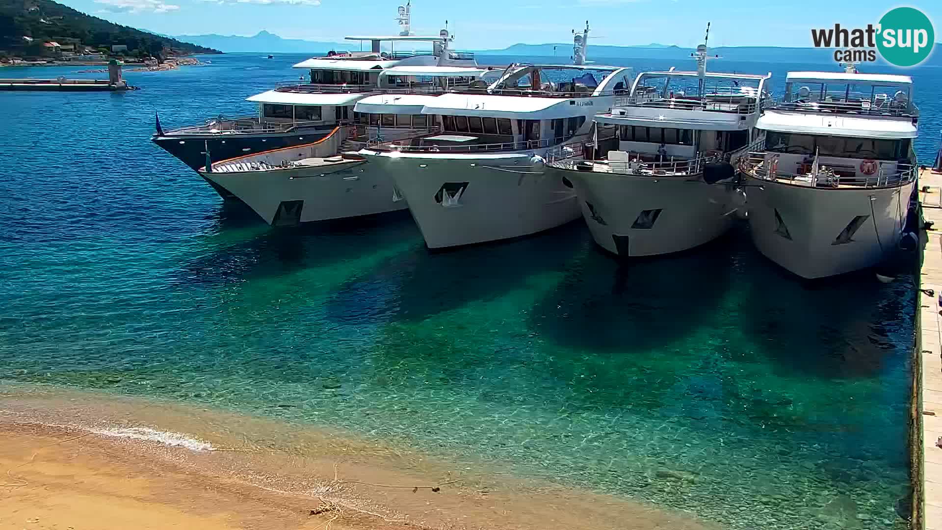 Webcam Bol Hafen & Ortszentrum – Liveblick aus Bol auf der Insel Brač