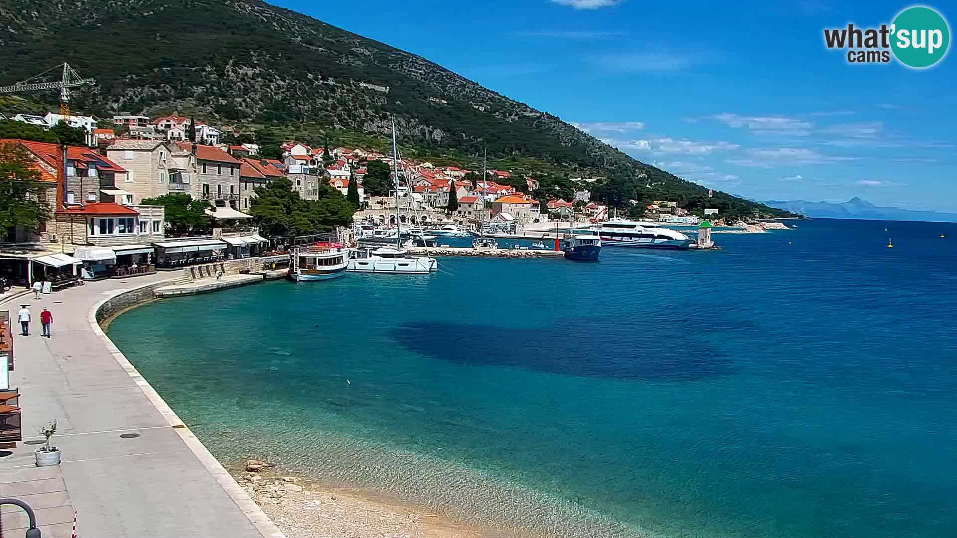 Webcam Bol Town Center & Marina – Live View from Bol, Brač