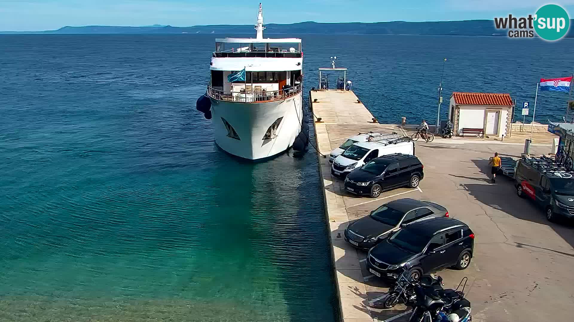 Webcam Bol Centre-Ville & Marina – Vue en direct depuis Bol, île de Brač
