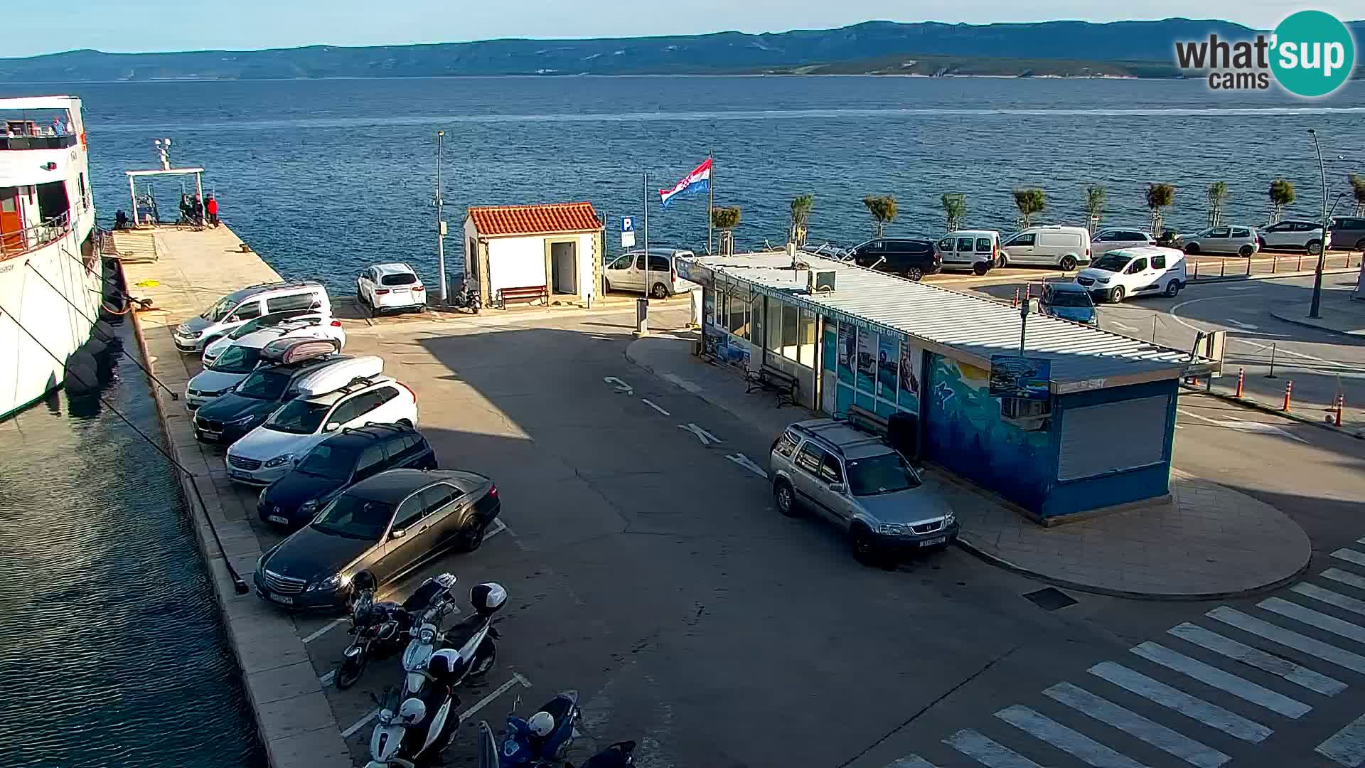Webcam Bol centre-ville & marina – Vue en direct depuis Bol, île de Brač