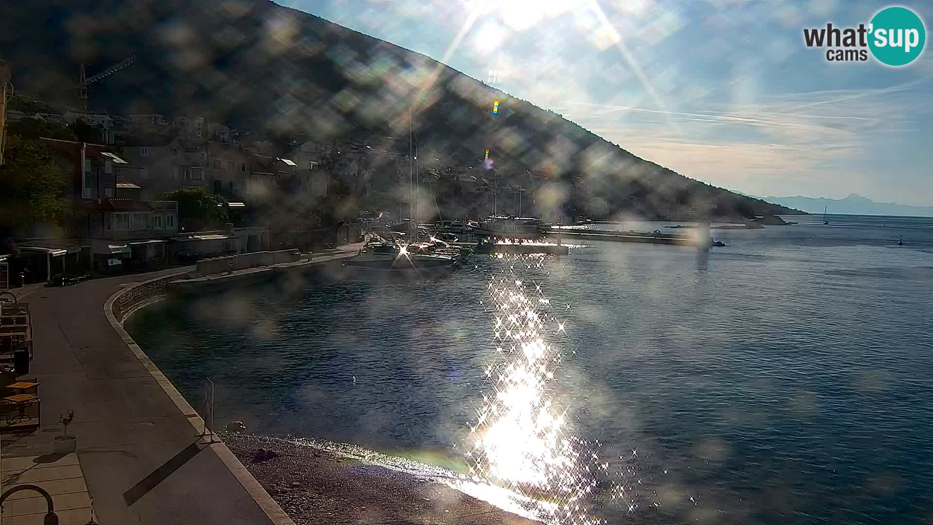 Webcam Bol Hafen & Ortszentrum – Liveblick aus Bol auf der Insel Brač