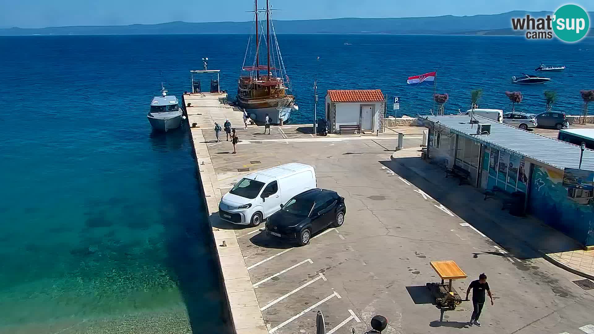 Webcam Bol Town Center & Marina – Live View from Bol, Brač