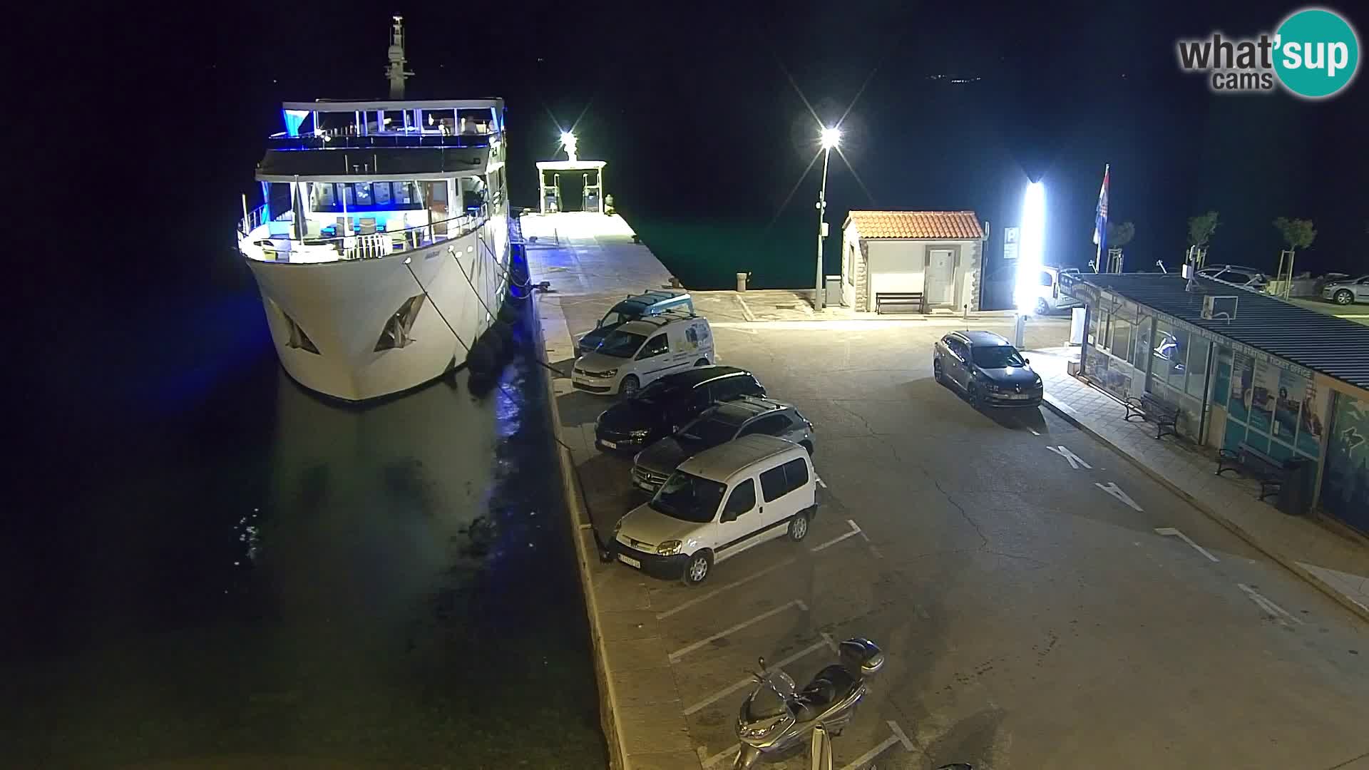 Webcam Bol centre-ville & marina – Vue en direct depuis Bol, île de Brač