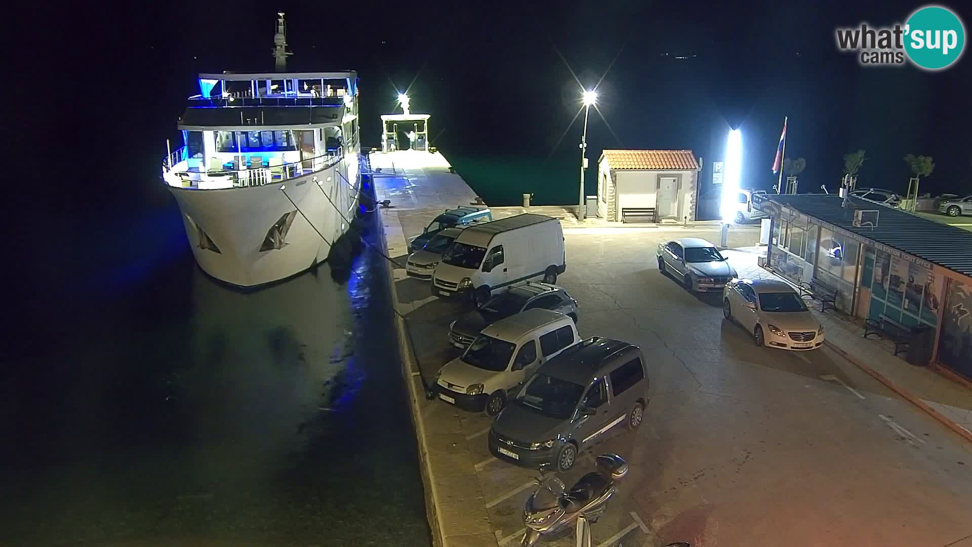 Webcam Bol Centre-Ville & Marina – Vue en direct depuis Bol, île de Brač