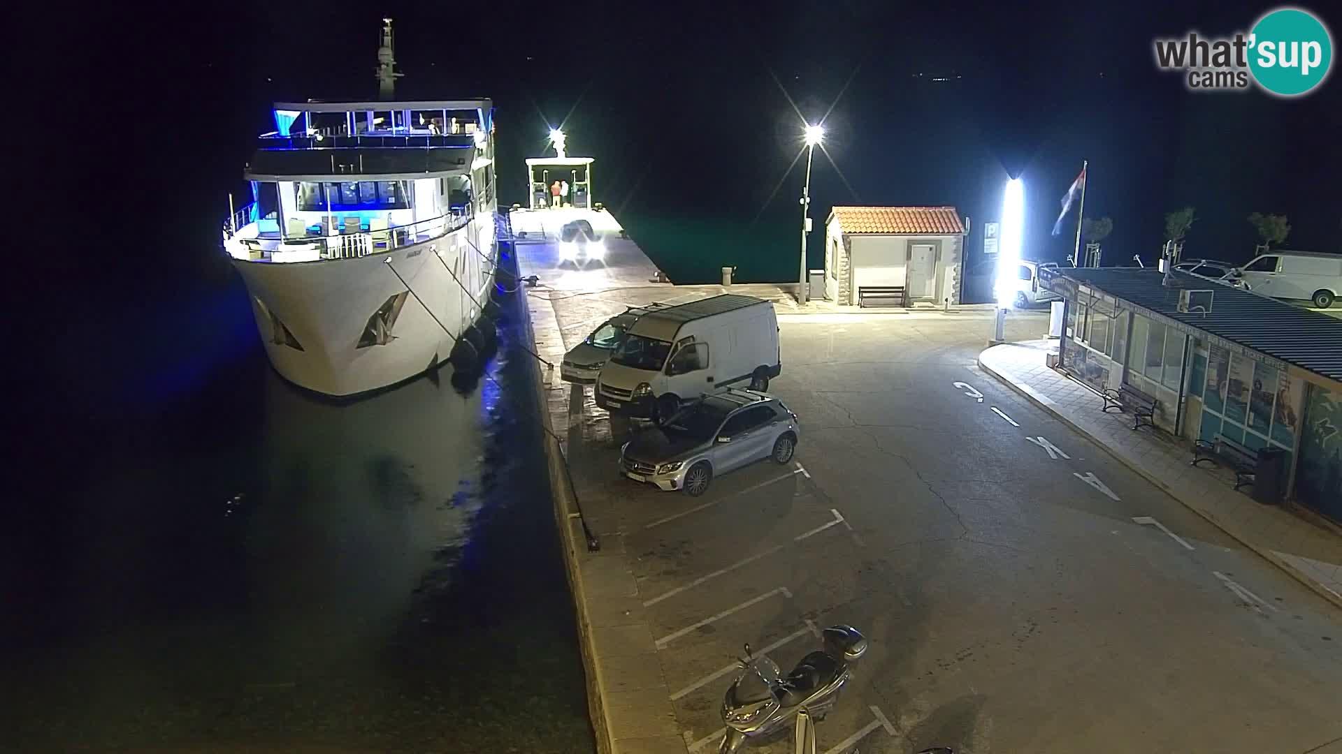 Webcam Bol centre-ville & marina – Vue en direct depuis Bol, île de Brač