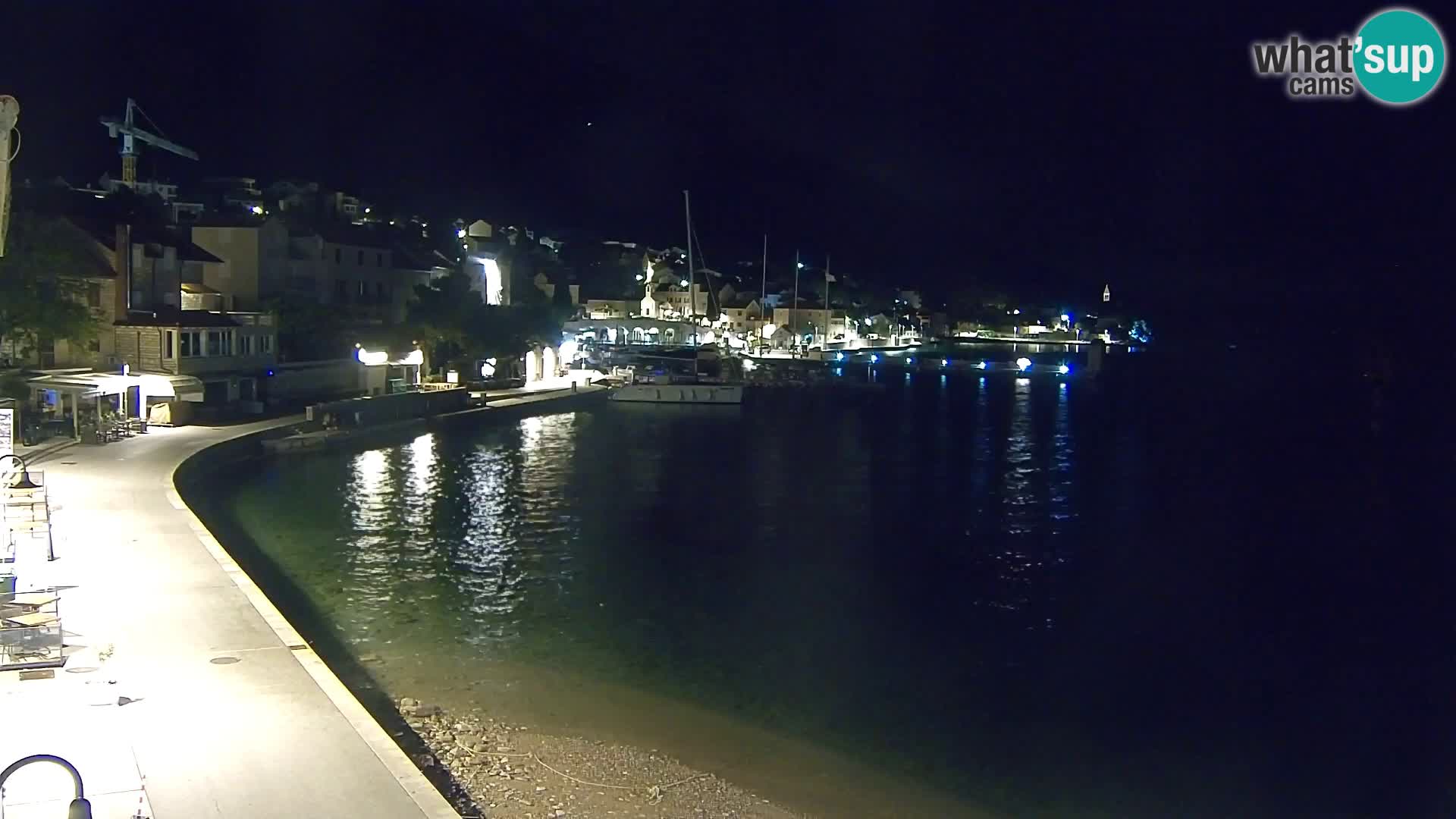 Webcam Bol centre-ville & marina – Vue en direct depuis Bol, île de Brač