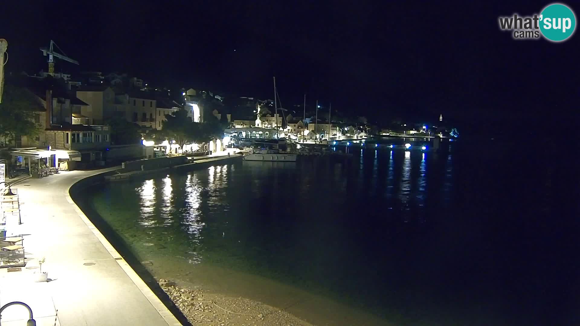 Webcam Bol Centre-Ville & Marina – Vue en direct depuis Bol, île de Brač