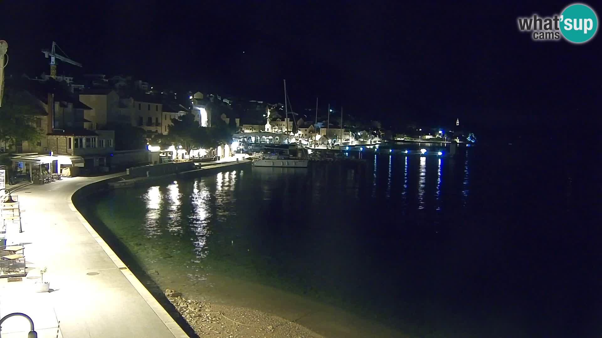 Webcam Bol Centre-Ville & Marina – Vue en direct depuis Bol, île de Brač