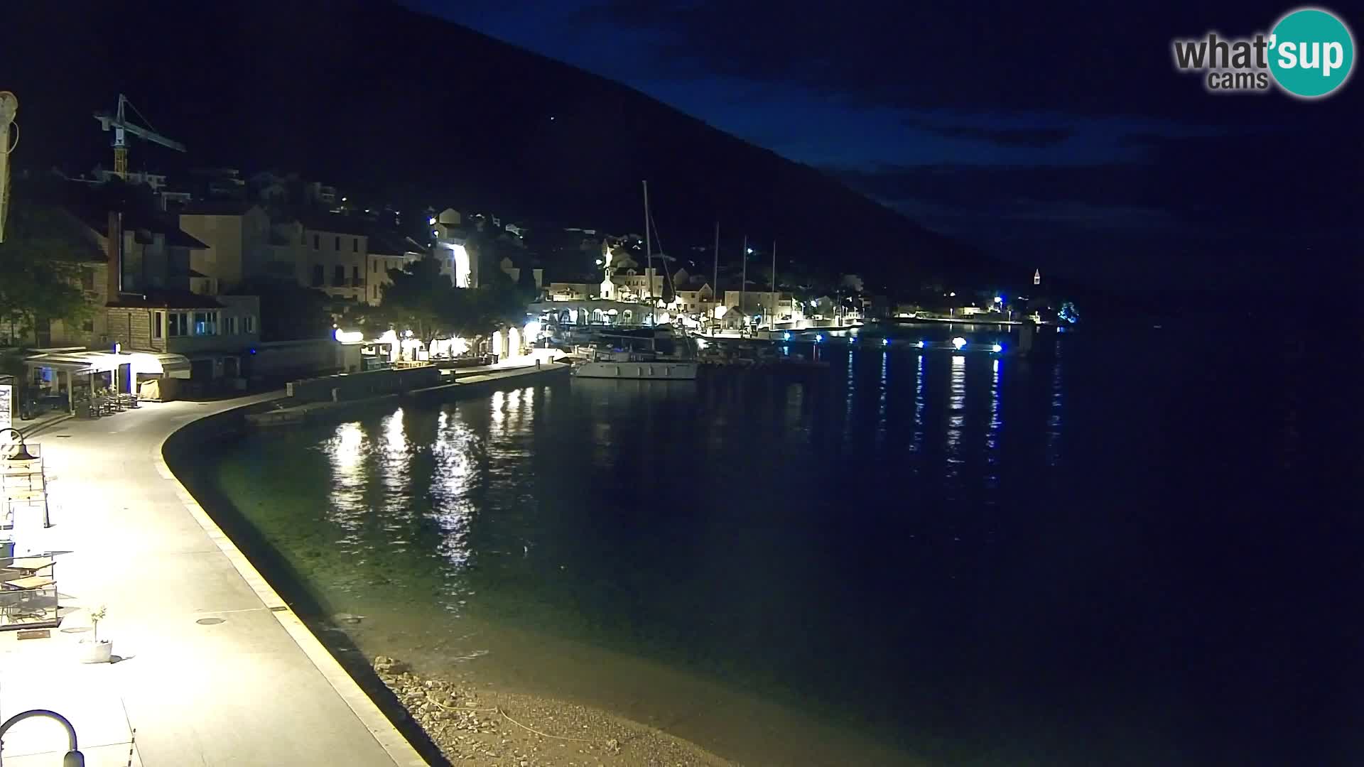 Webcam Bol centre-ville & marina – Vue en direct depuis Bol, île de Brač