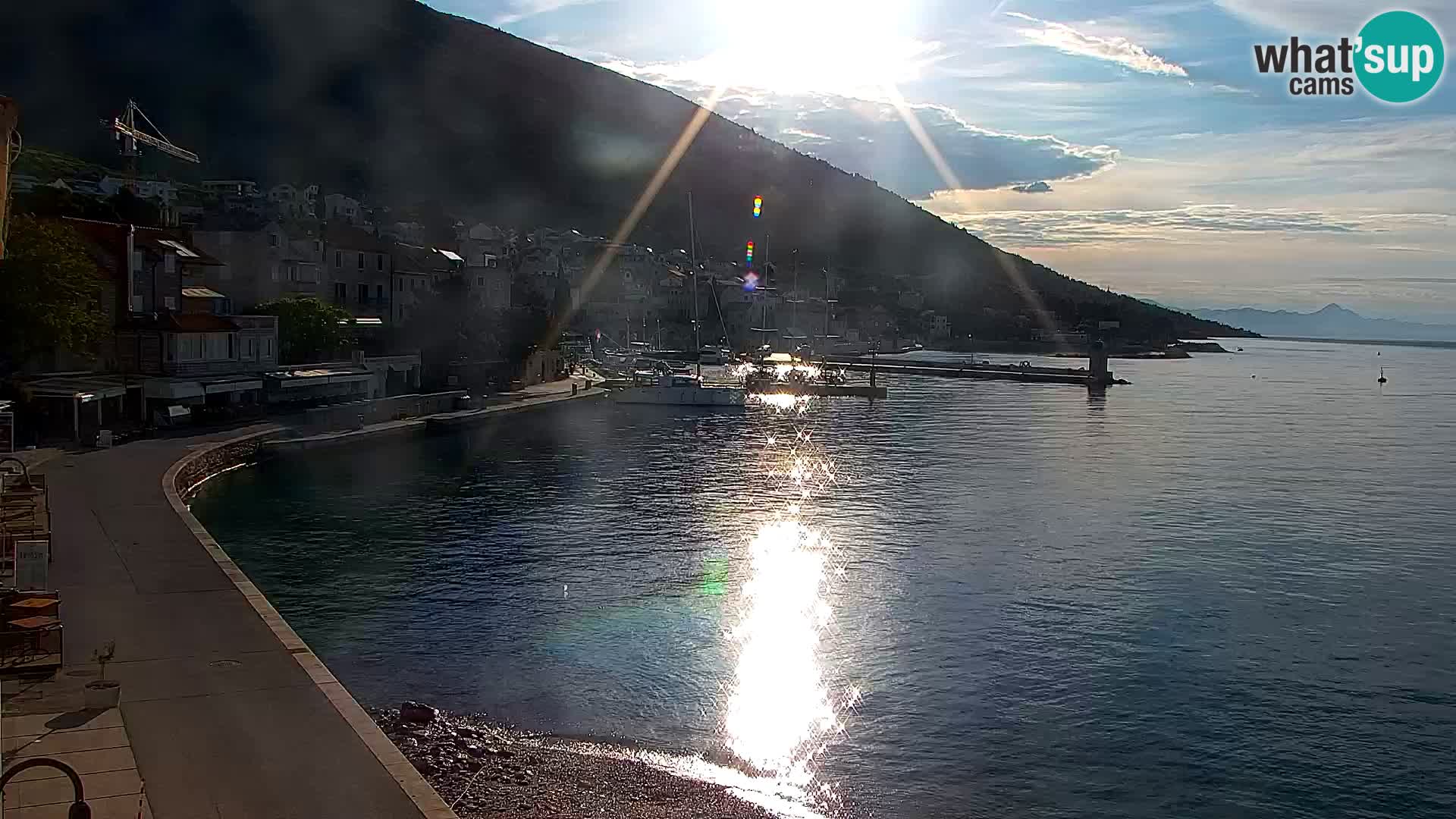 Webcam Bol Centre-Ville & Marina – Vue en direct depuis Bol, île de Brač